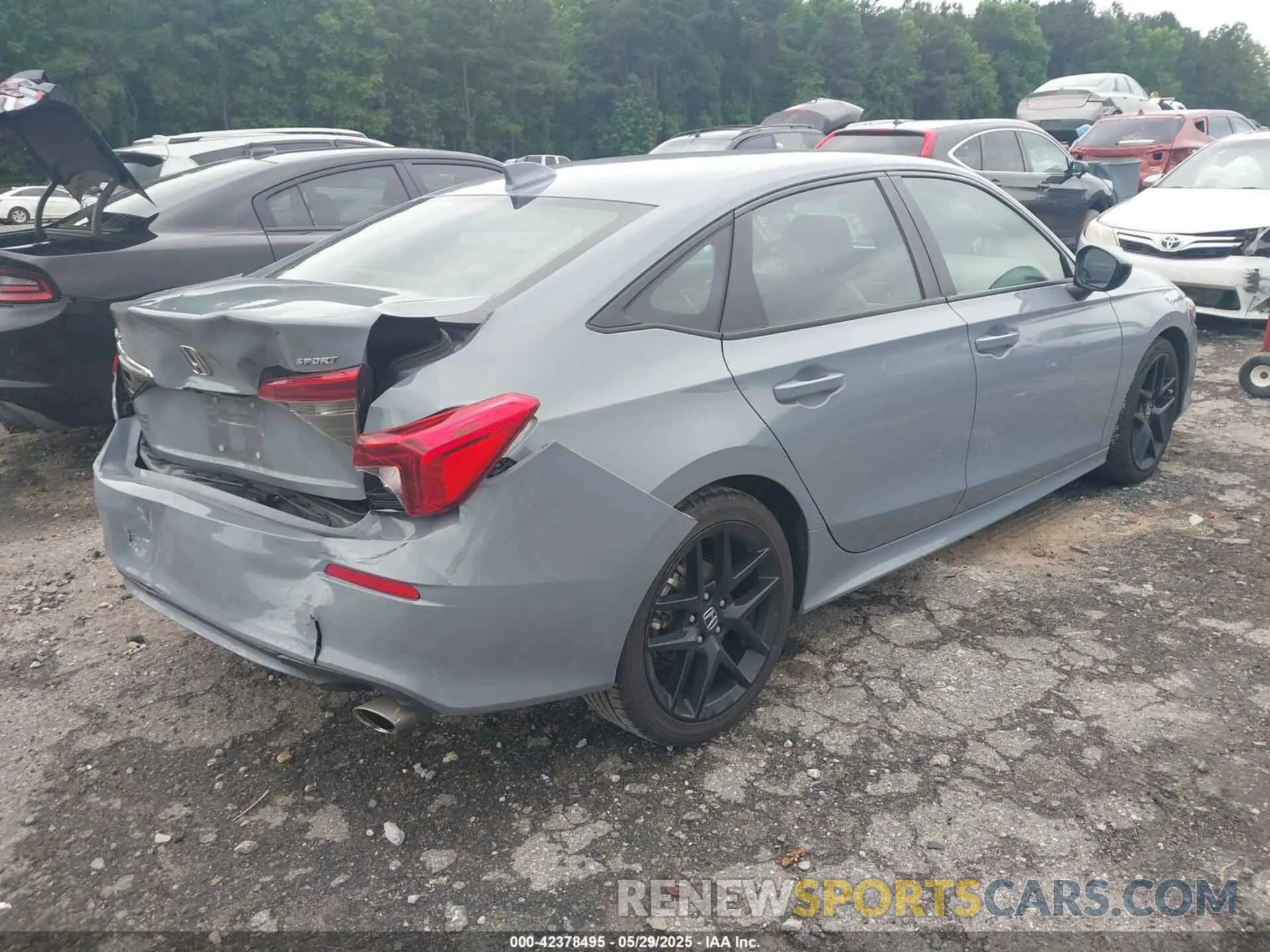 4 Photograph of a damaged car 2HGFE2F52NH606382 HONDA CIVIC 2022
