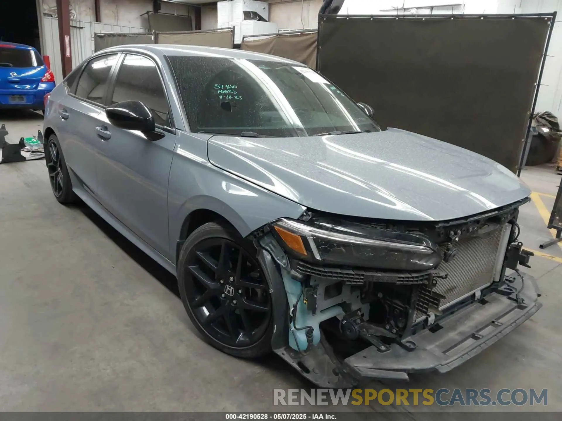 1 Photograph of a damaged car 2HGFE2F52NH610593 HONDA CIVIC 2022