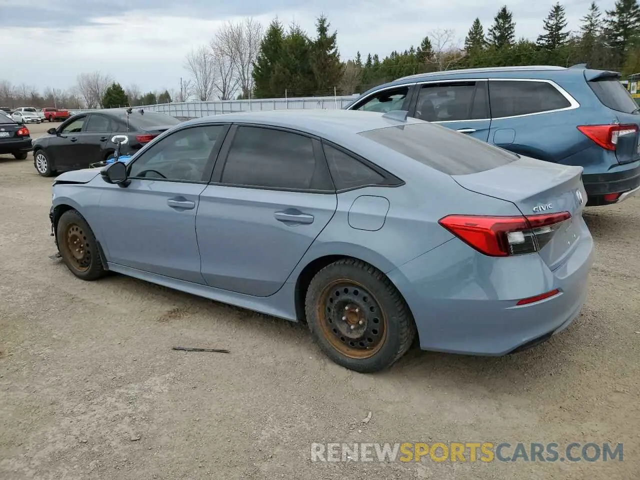2 Photograph of a damaged car 2HGFE2F53NH111592 HONDA CIVIC 2022