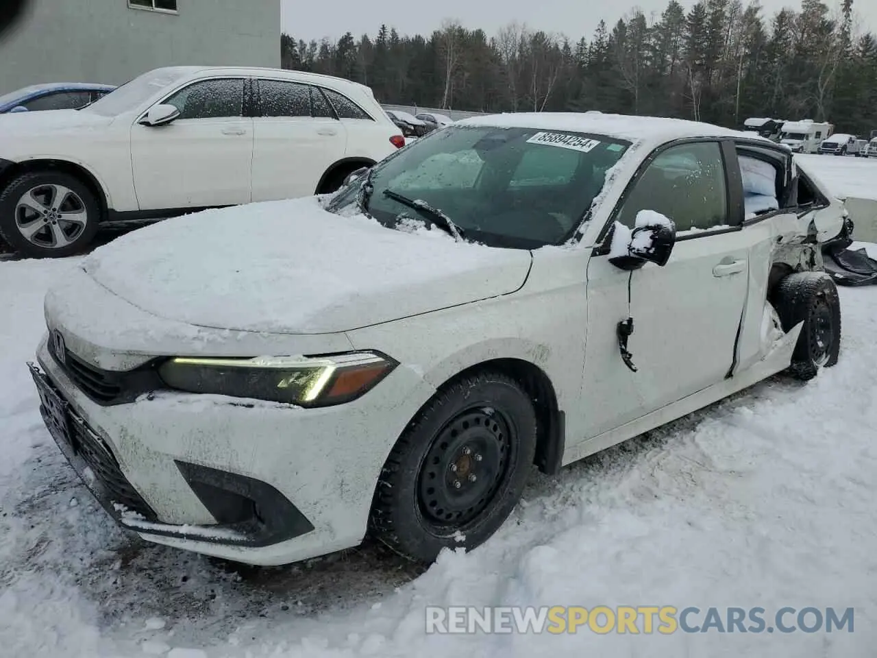 1 Photograph of a damaged car 2HGFE2F53NH126982 HONDA CIVIC 2022