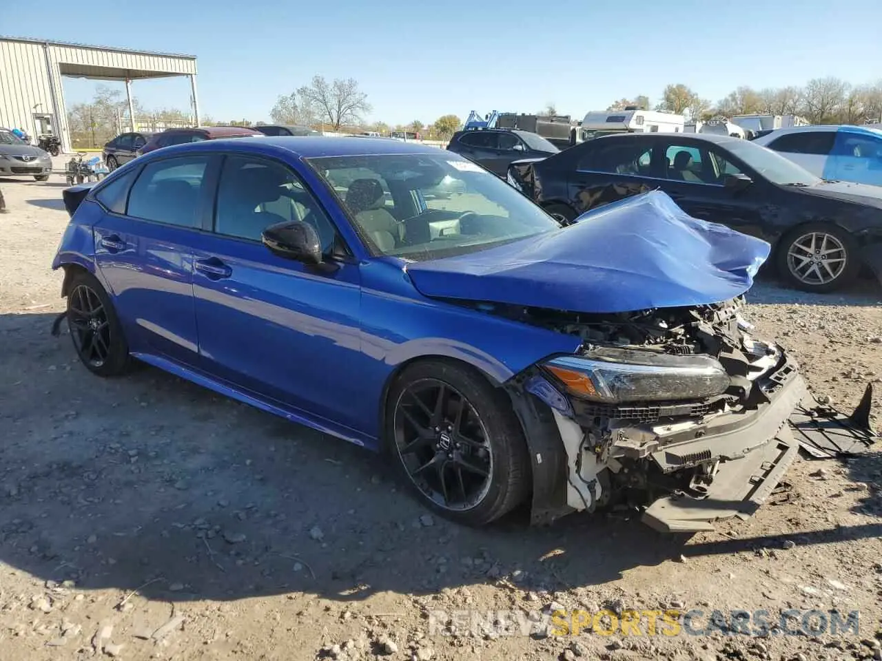 4 Photograph of a damaged car 2HGFE2F53NH513676 HONDA CIVIC 2022