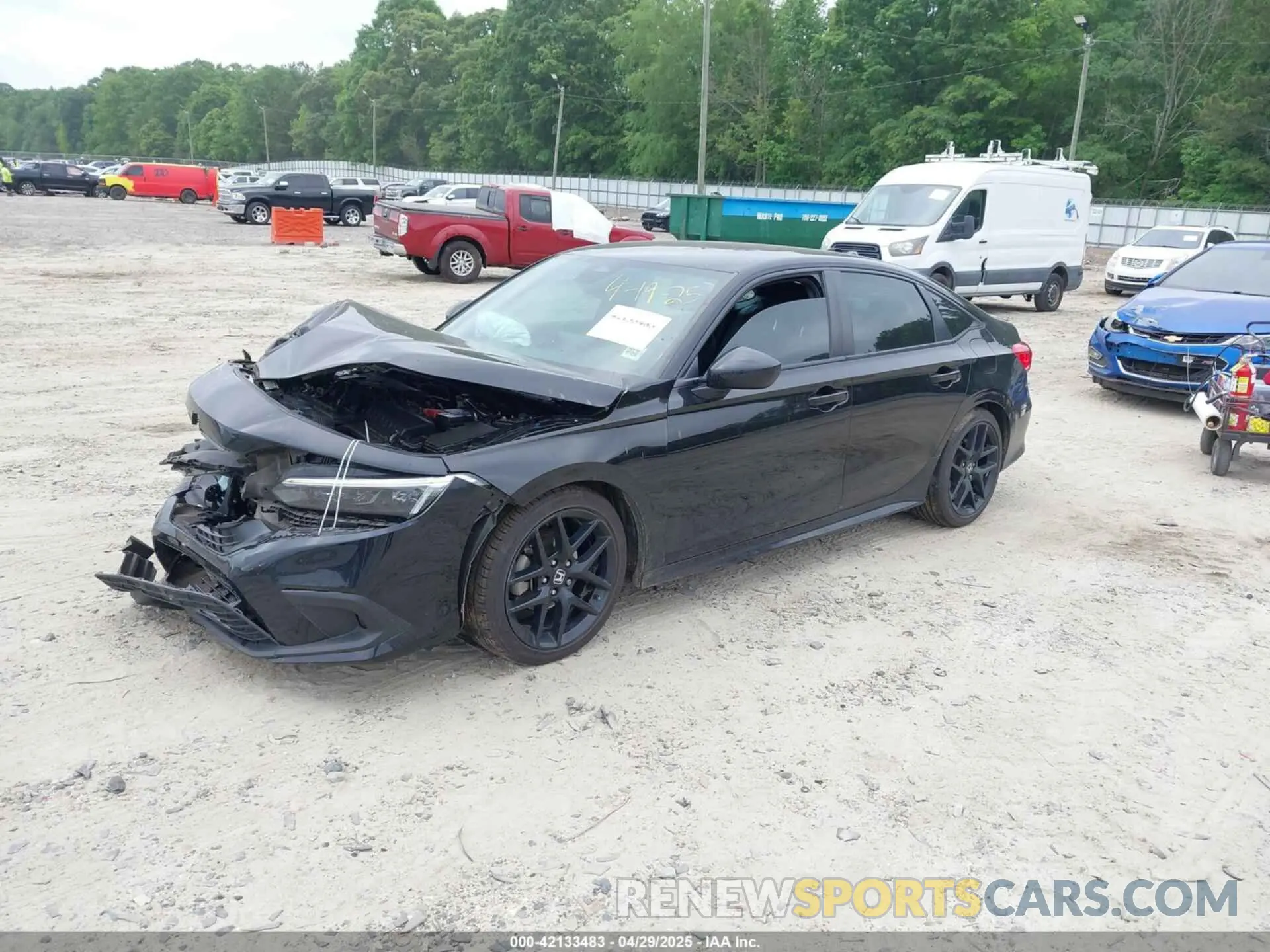 2 Photograph of a damaged car 2HGFE2F53NH535225 HONDA CIVIC 2022