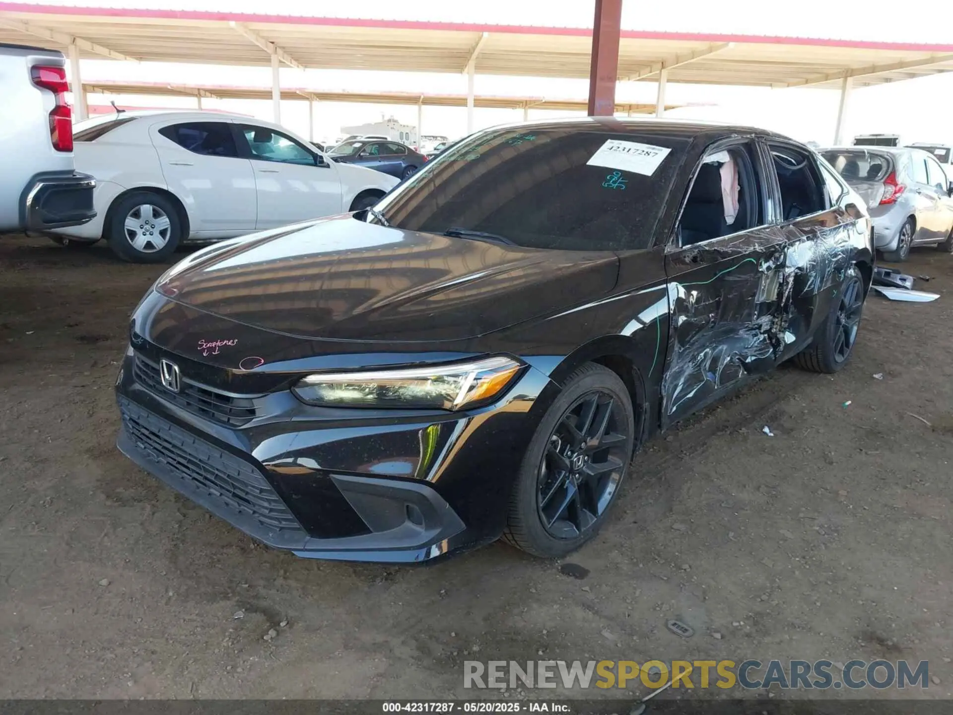 2 Photograph of a damaged car 2HGFE2F53NH535404 HONDA CIVIC 2022