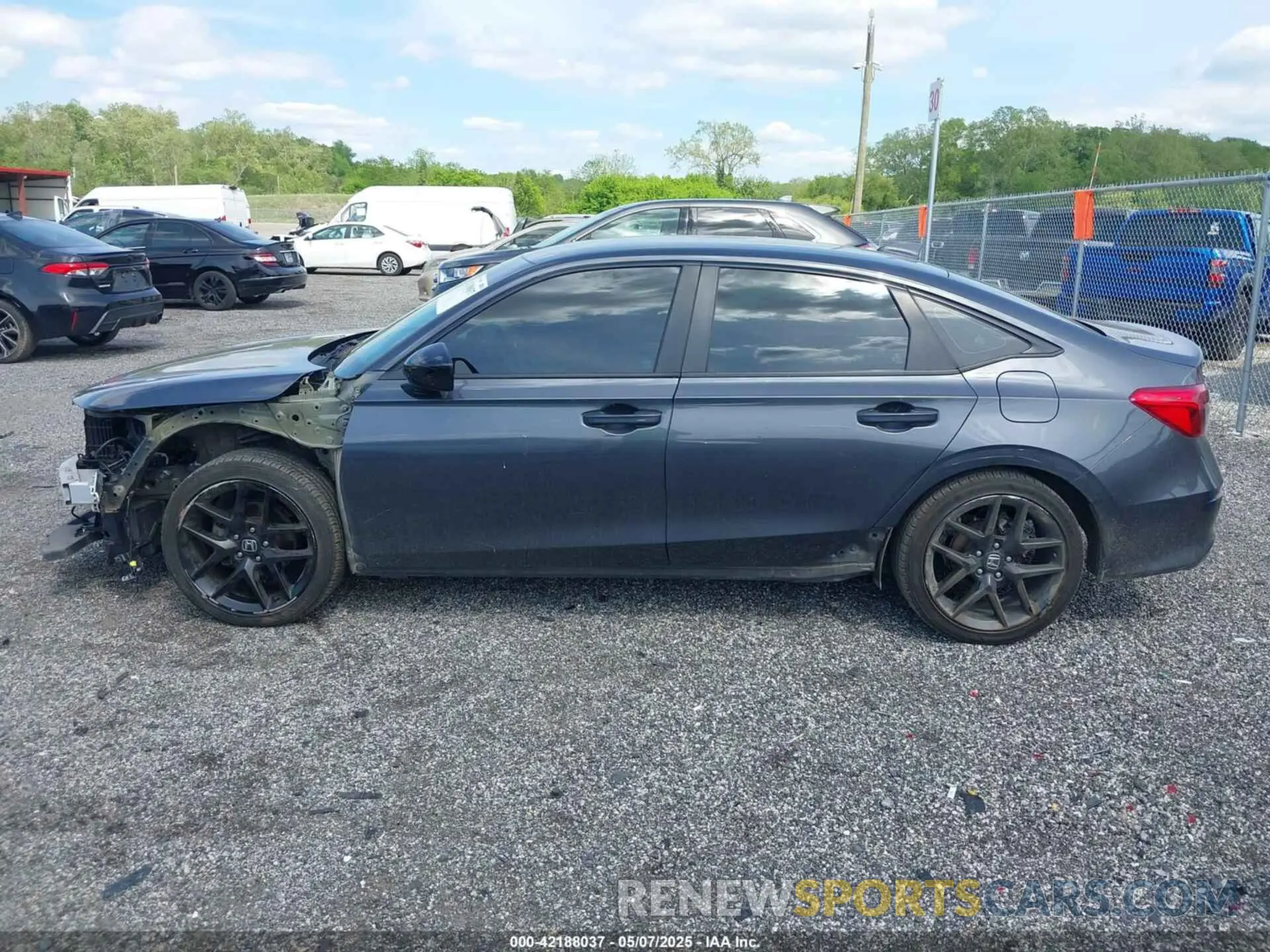 15 Photograph of a damaged car 2HGFE2F53NH537296 HONDA CIVIC 2022