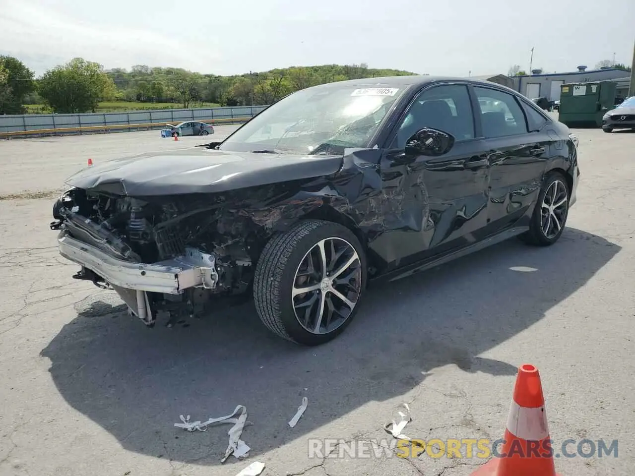 1 Photograph of a damaged car 2HGFE2F53NH554292 HONDA CIVIC 2022