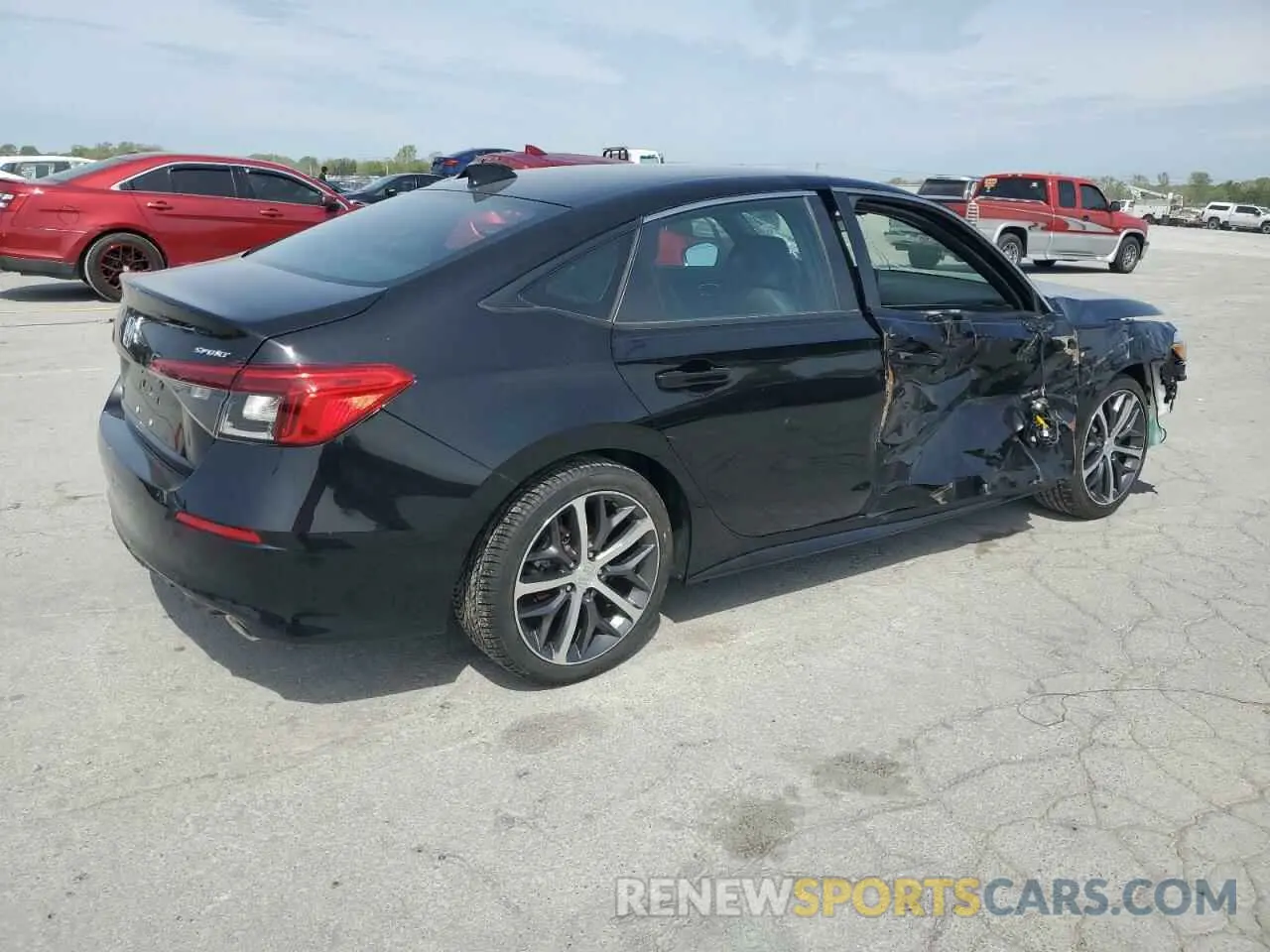 3 Photograph of a damaged car 2HGFE2F53NH554292 HONDA CIVIC 2022