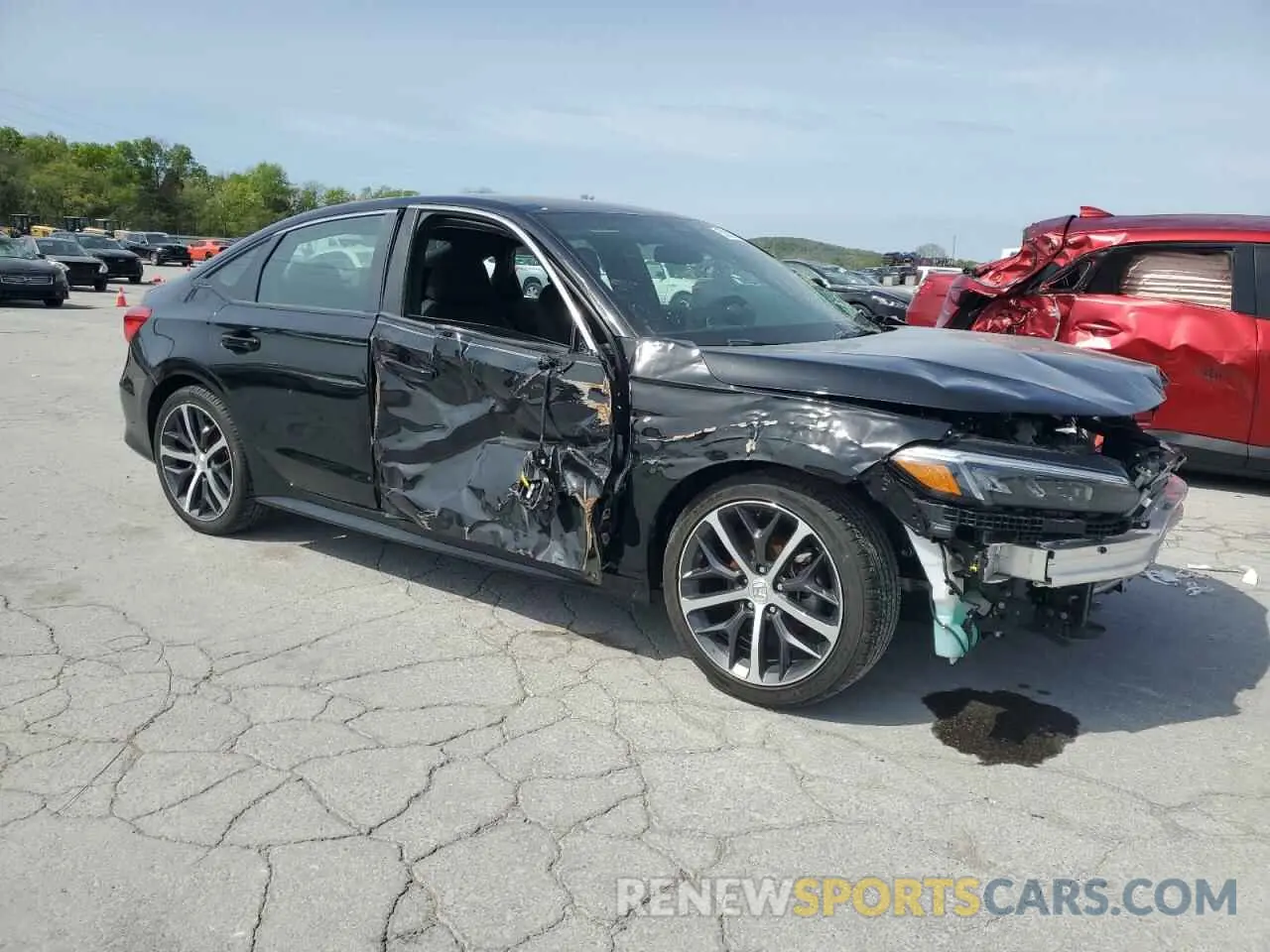 4 Photograph of a damaged car 2HGFE2F53NH554292 HONDA CIVIC 2022