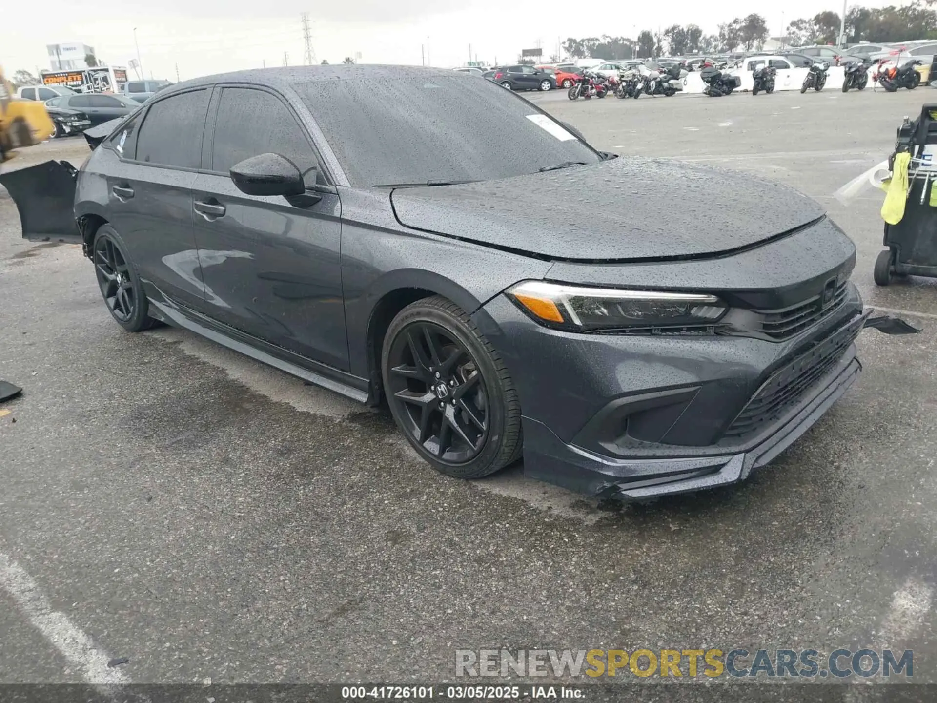 1 Photograph of a damaged car 2HGFE2F53NH554390 HONDA CIVIC 2022