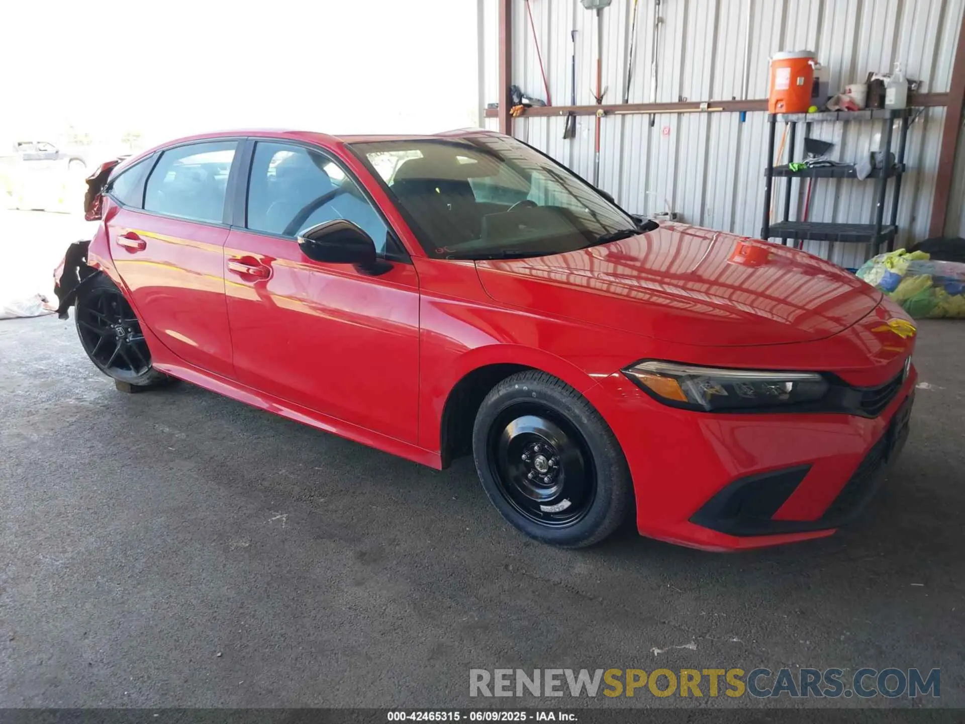 1 Photograph of a damaged car 2HGFE2F53NH557595 HONDA CIVIC 2022
