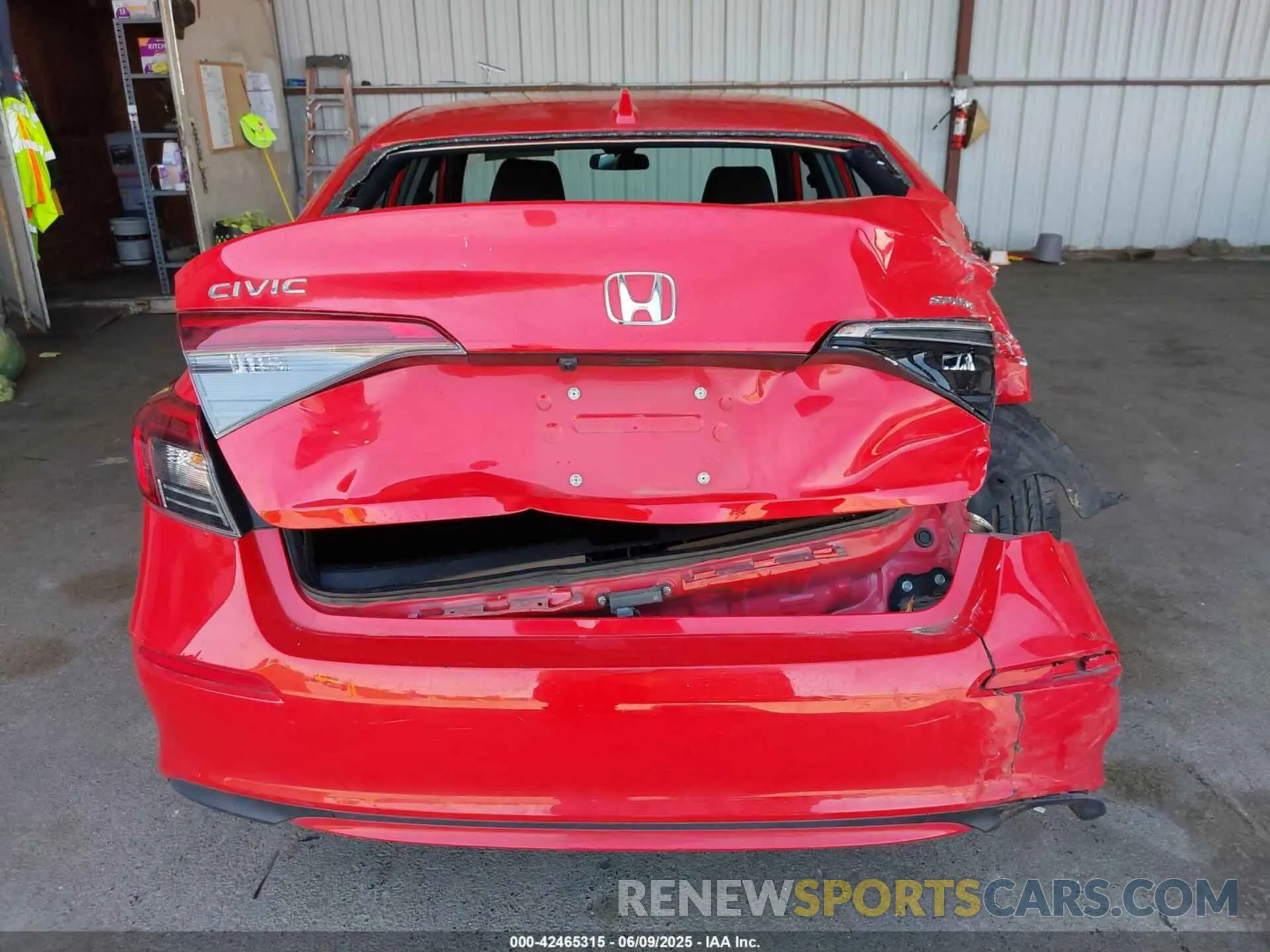 17 Photograph of a damaged car 2HGFE2F53NH557595 HONDA CIVIC 2022