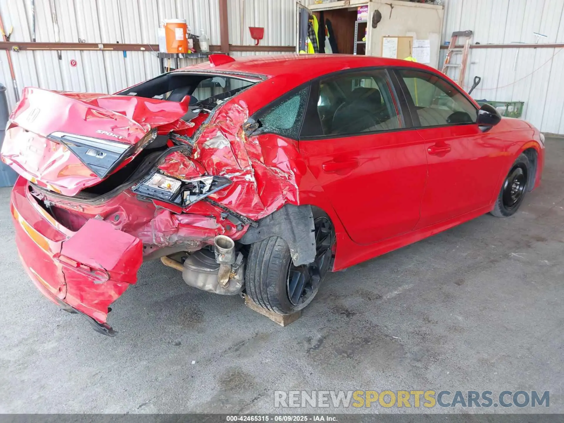 4 Photograph of a damaged car 2HGFE2F53NH557595 HONDA CIVIC 2022