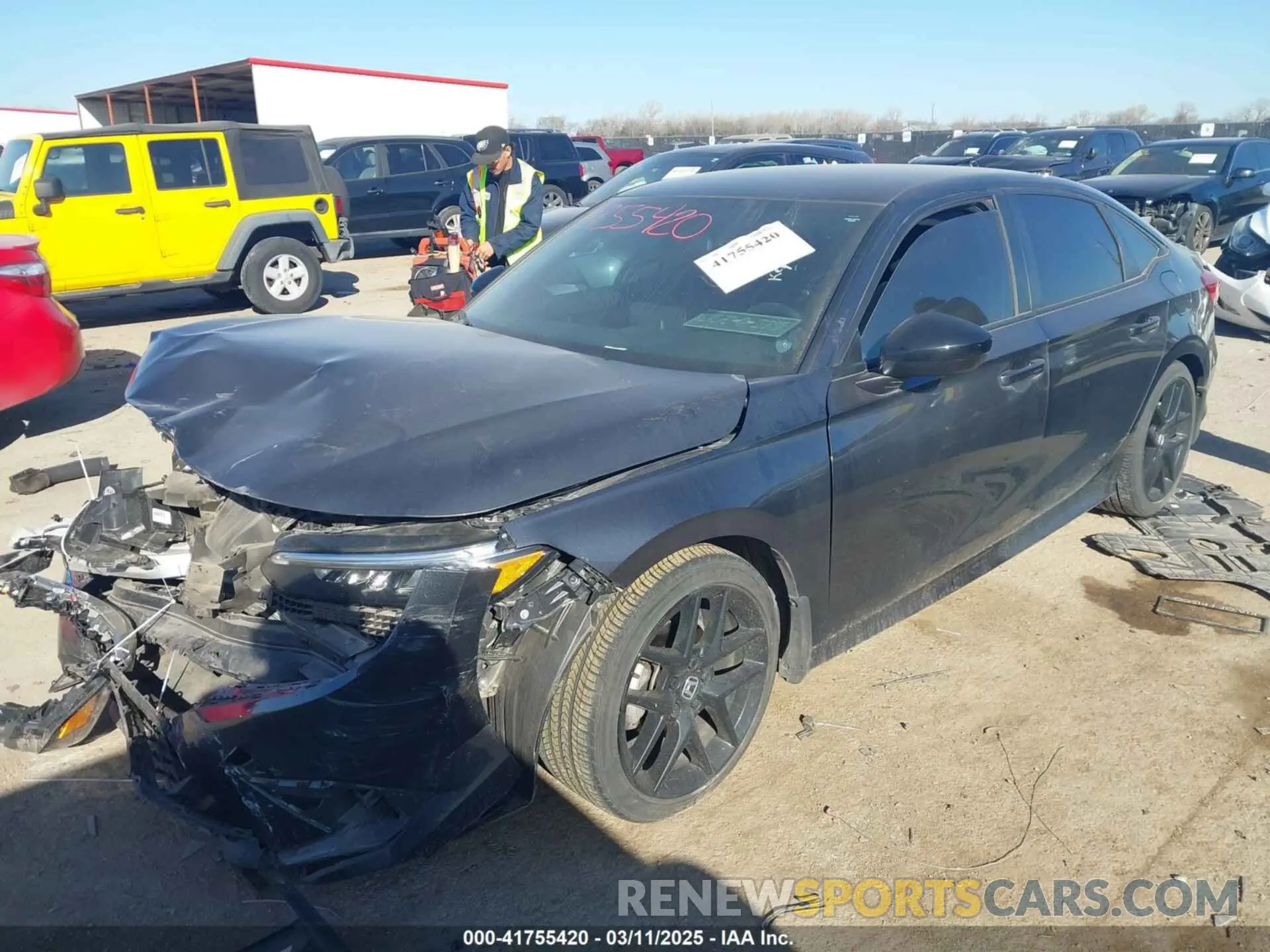 2 Фотография поврежденного автомобиля 2HGFE2F53NH568161 HONDA CIVIC 2022