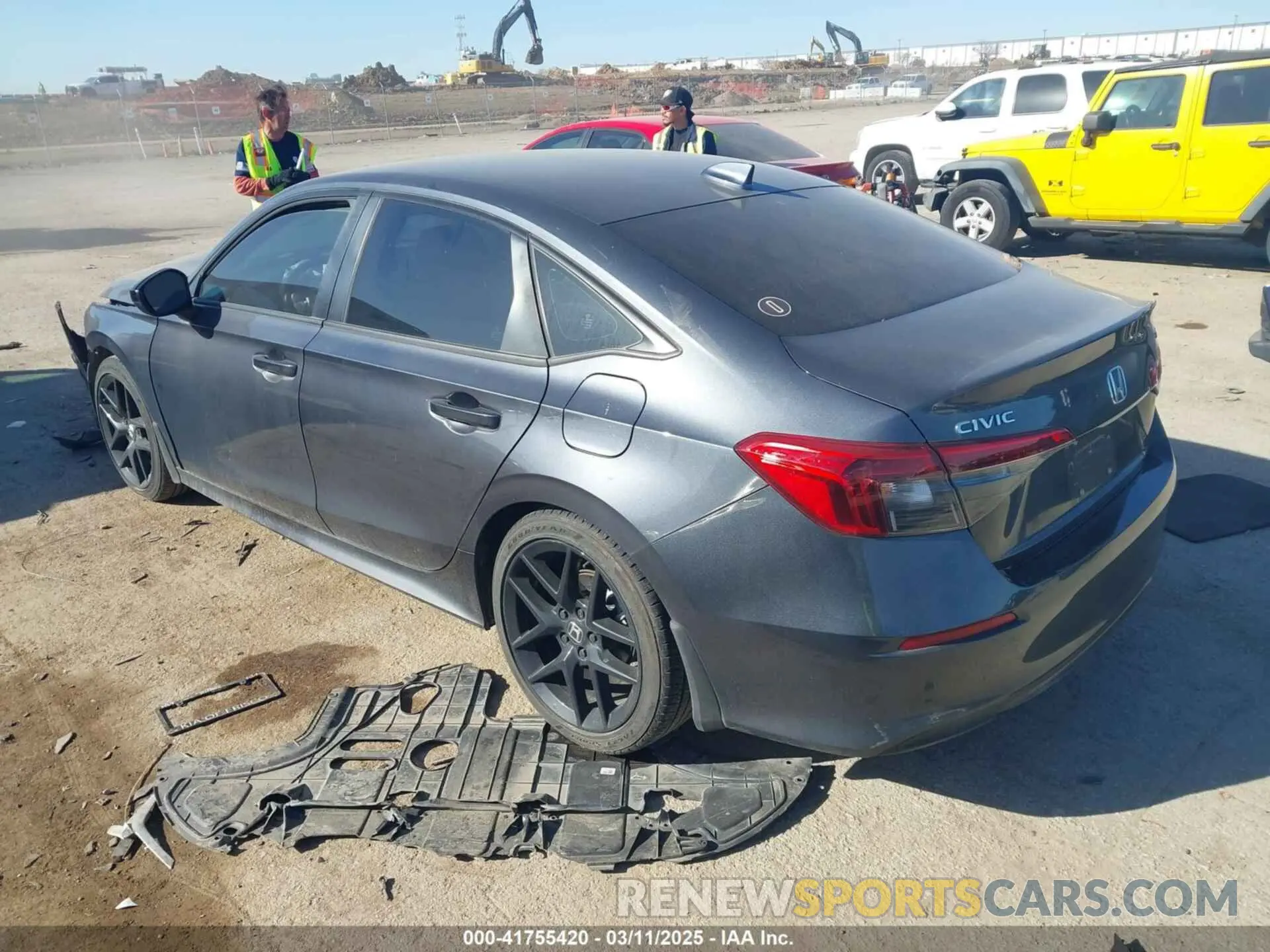 3 Фотография поврежденного автомобиля 2HGFE2F53NH568161 HONDA CIVIC 2022