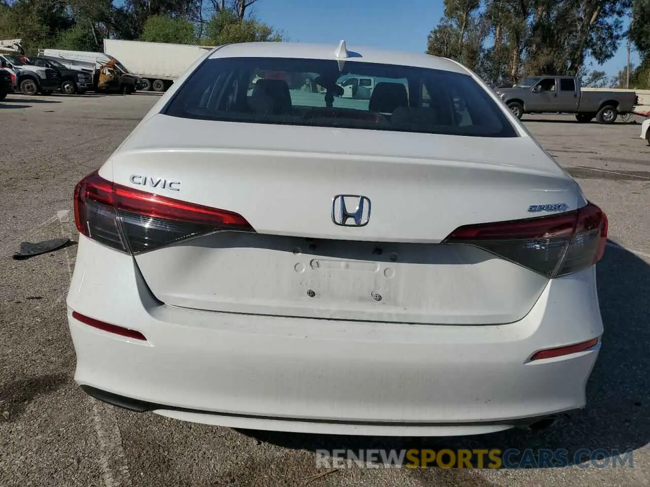 6 Photograph of a damaged car 2HGFE2F53NH573781 HONDA CIVIC 2022