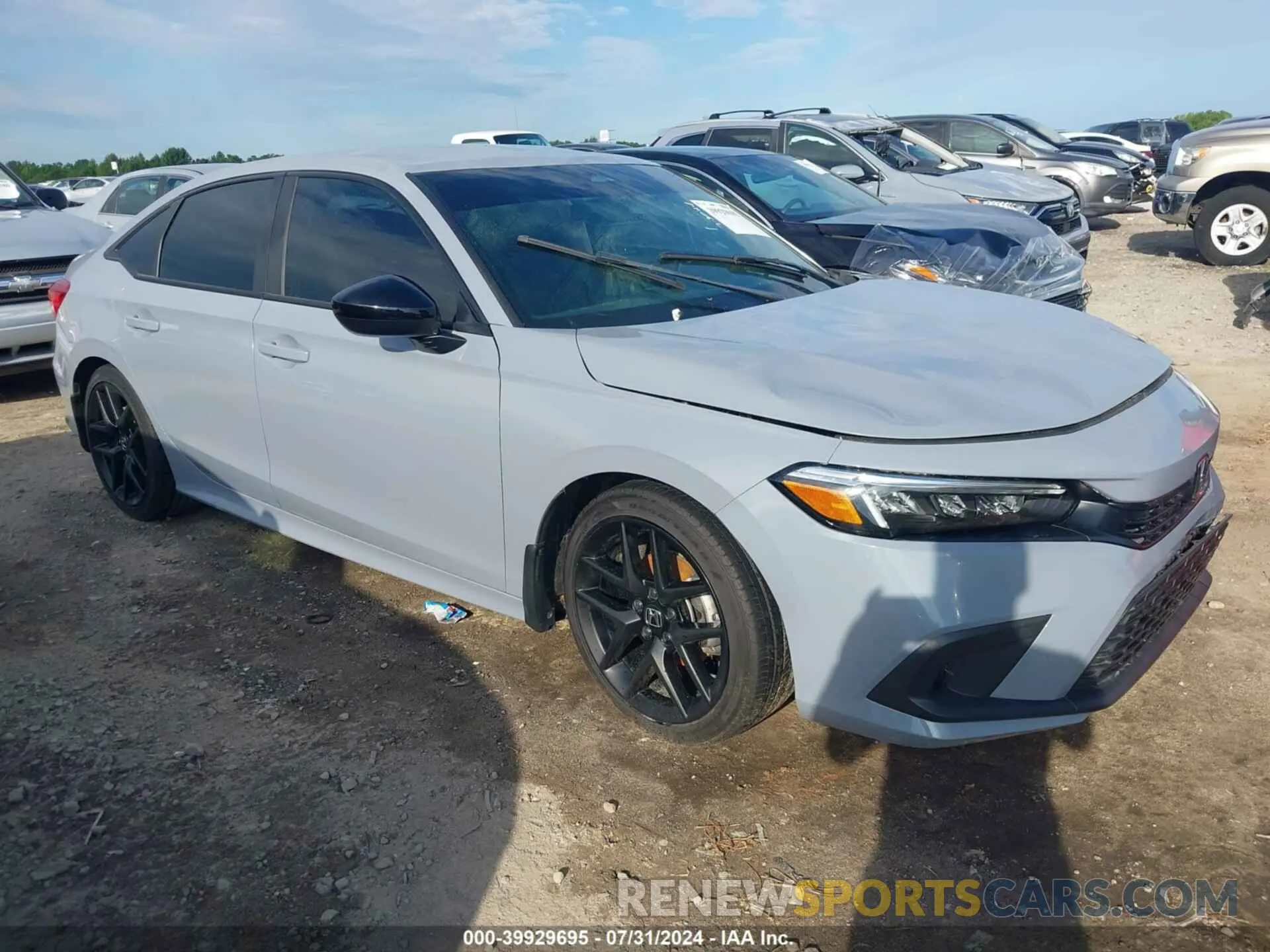 1 Photograph of a damaged car 2HGFE2F53NH580343 HONDA CIVIC 2022