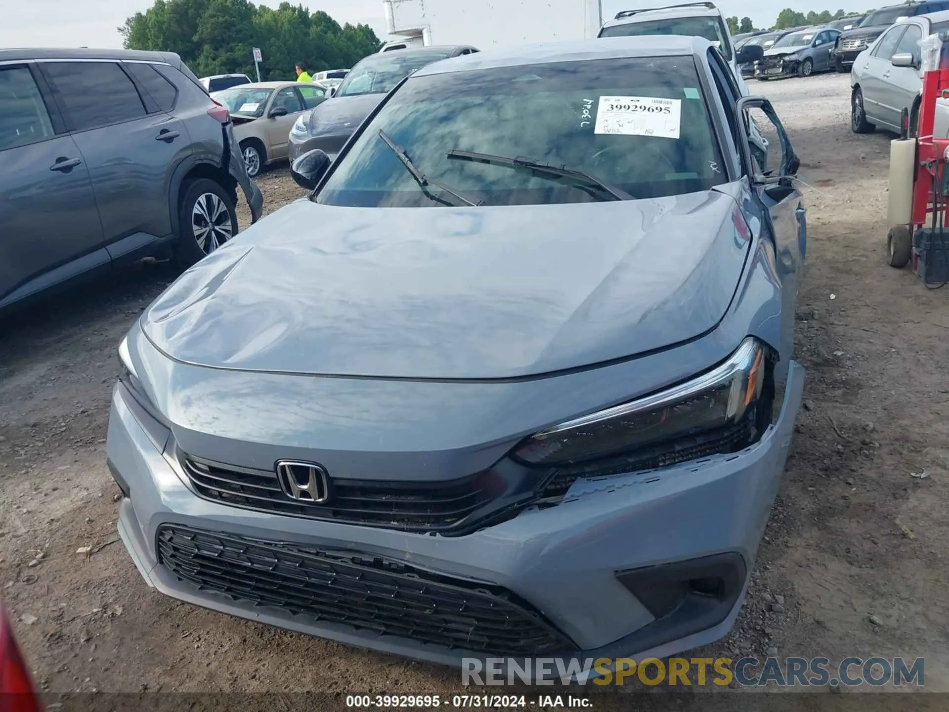 11 Photograph of a damaged car 2HGFE2F53NH580343 HONDA CIVIC 2022
