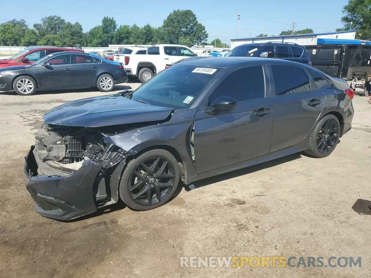 1 Photograph of a damaged car 2HGFE2F53NH589284 HONDA CIVIC 2022