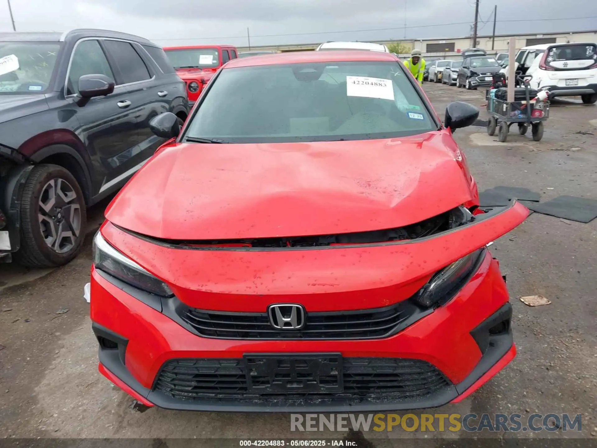 12 Photograph of a damaged car 2HGFE2F53NH610070 HONDA CIVIC 2022