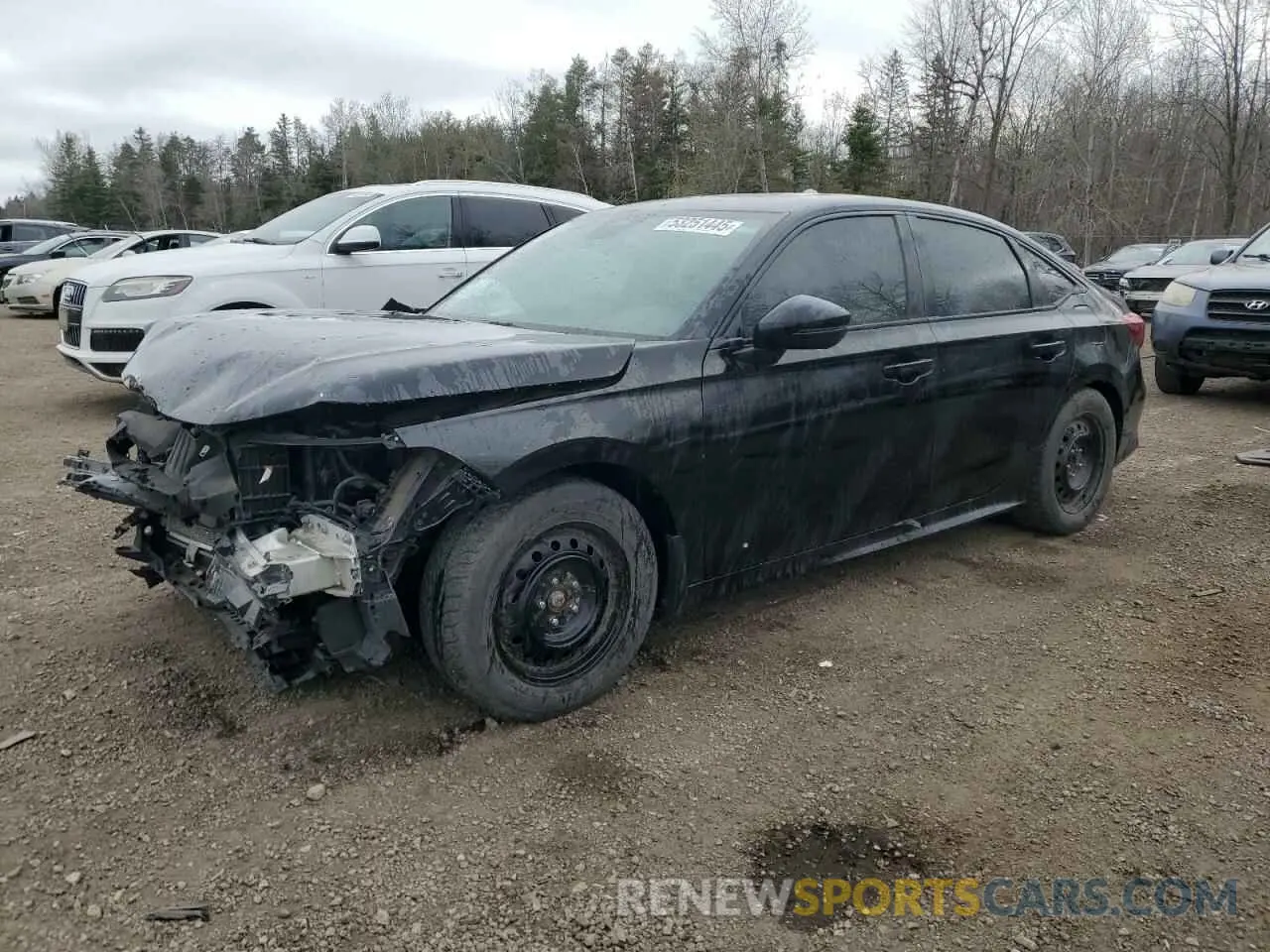 1 Photograph of a damaged car 2HGFE2F54NH106949 HONDA CIVIC 2022