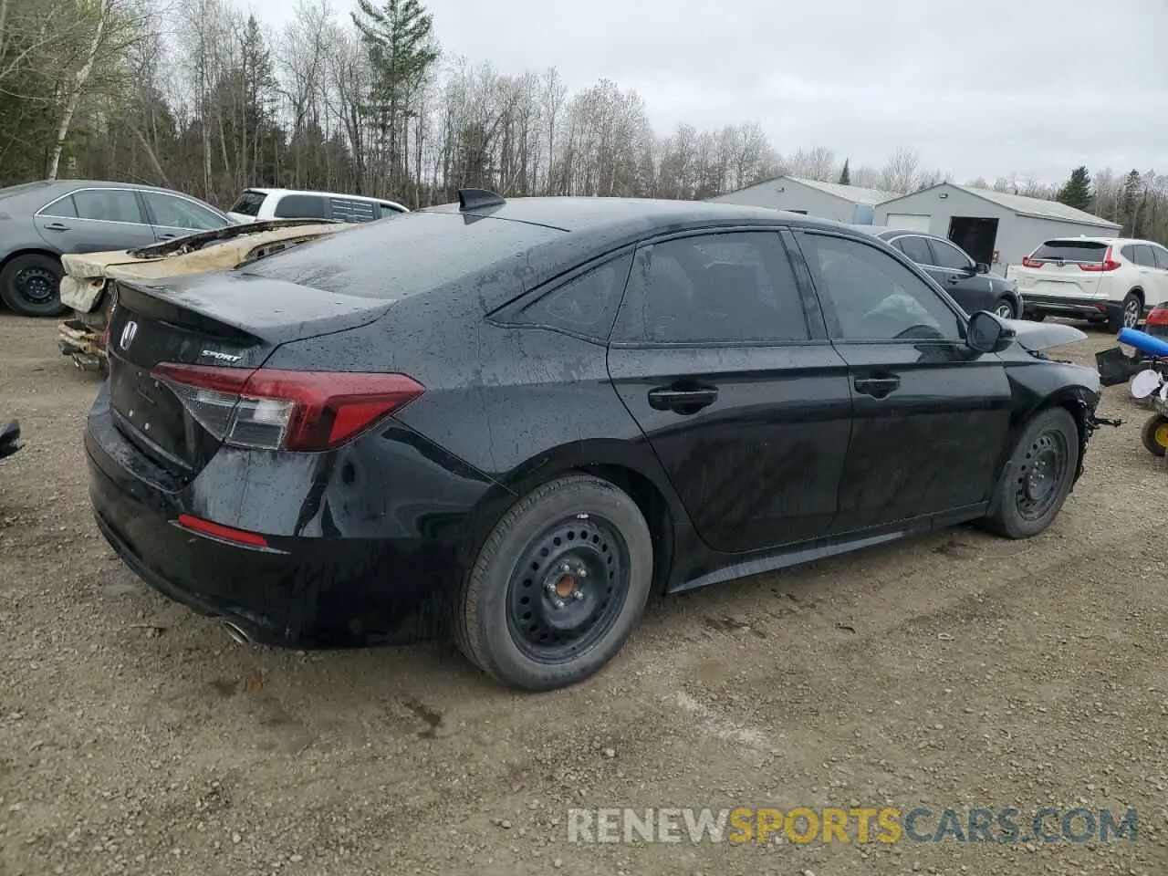 3 Photograph of a damaged car 2HGFE2F54NH106949 HONDA CIVIC 2022