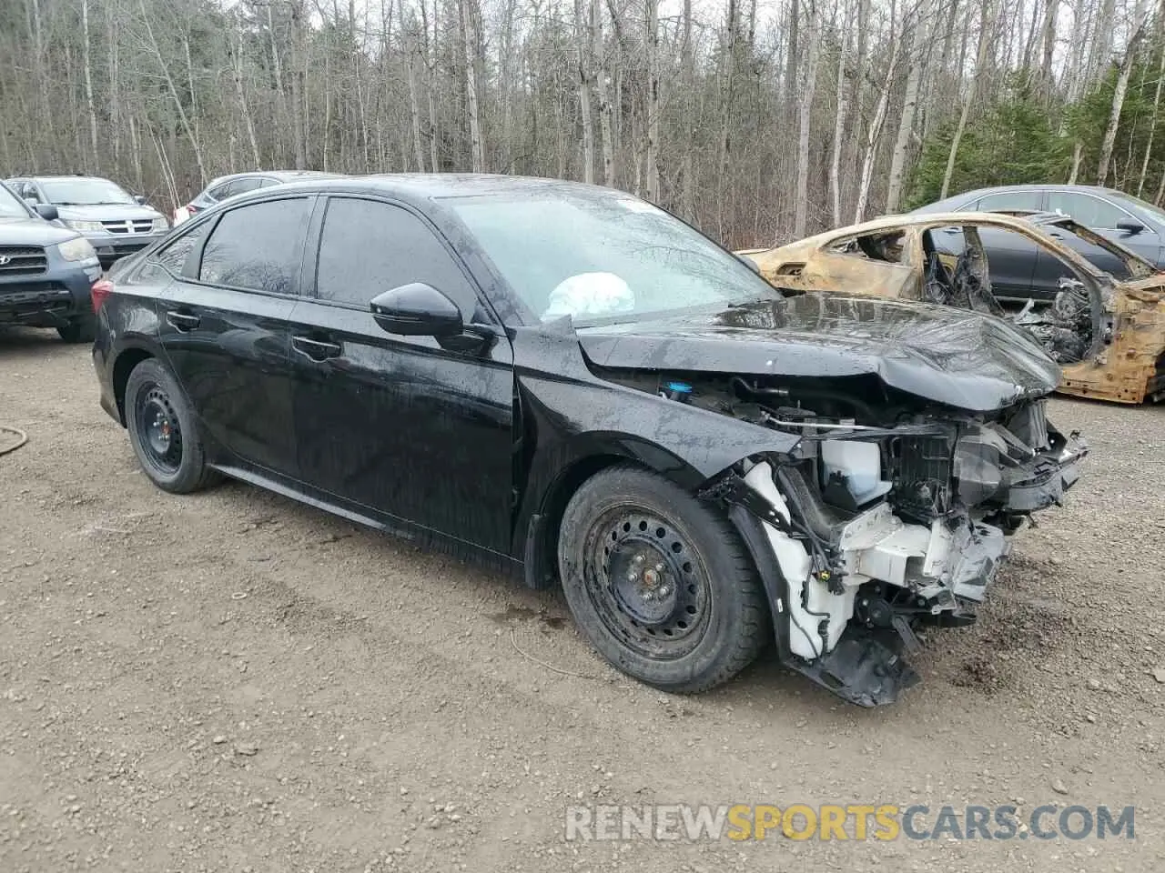 4 Photograph of a damaged car 2HGFE2F54NH106949 HONDA CIVIC 2022