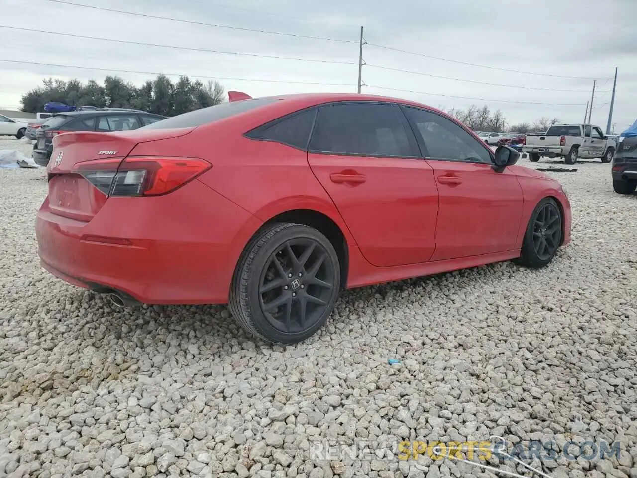 3 Photograph of a damaged car 2HGFE2F54NH512181 HONDA CIVIC 2022