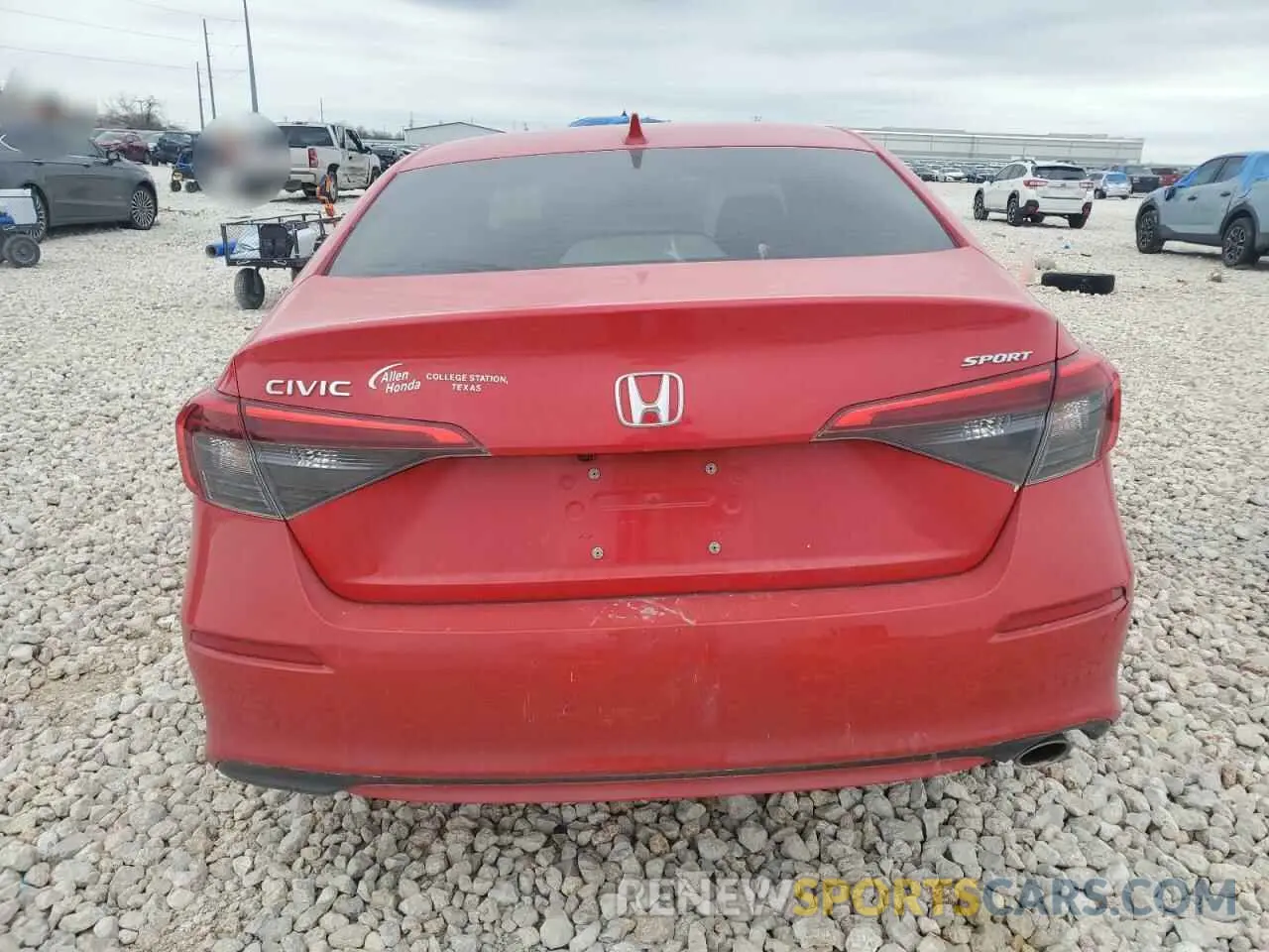 6 Photograph of a damaged car 2HGFE2F54NH512181 HONDA CIVIC 2022