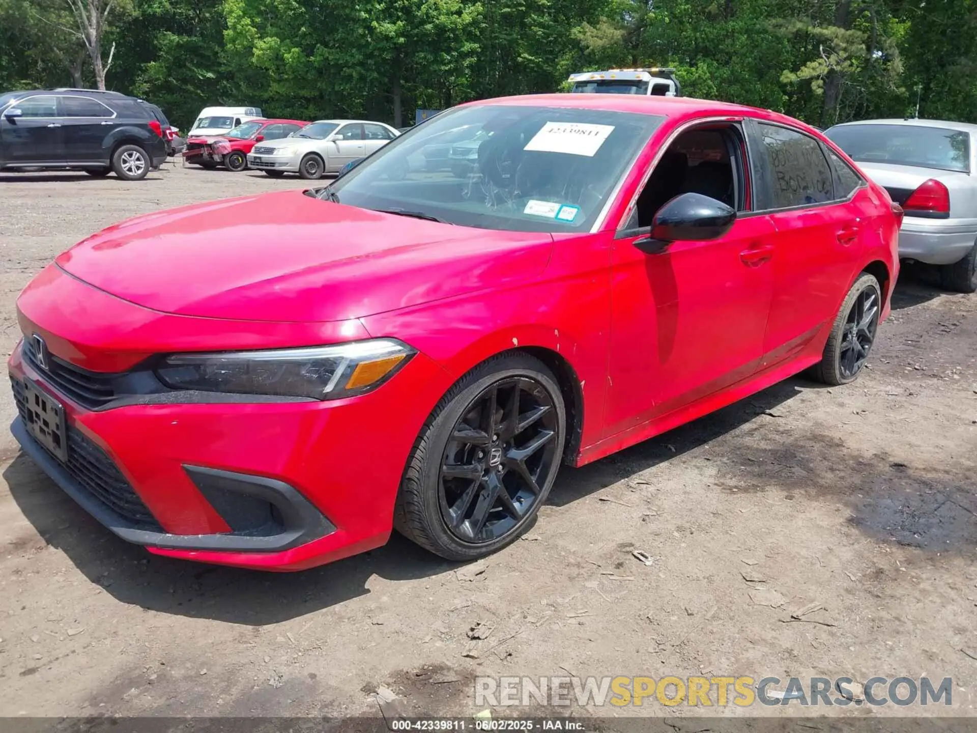 2 Photograph of a damaged car 2HGFE2F54NH543267 HONDA CIVIC 2022