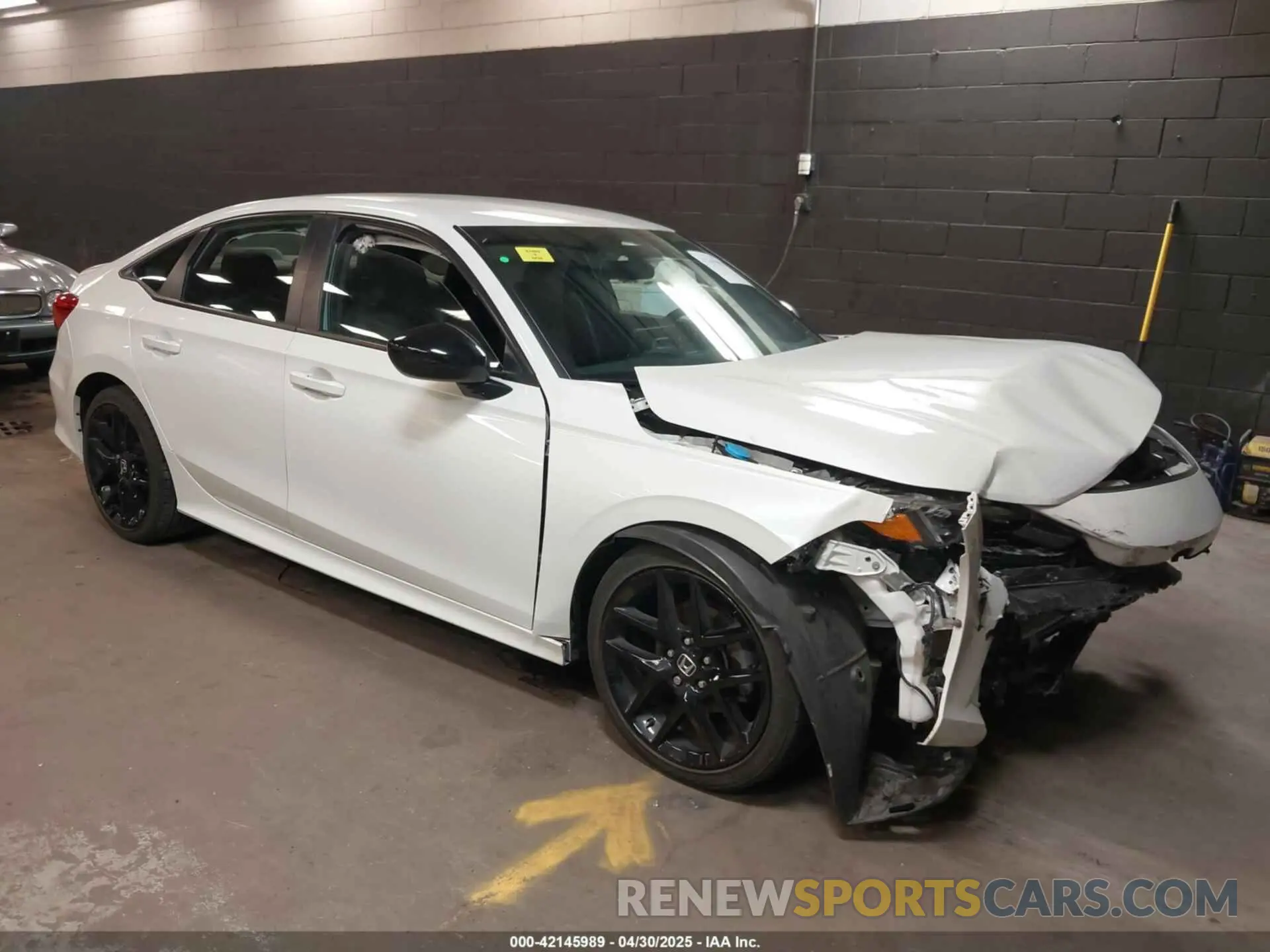 1 Photograph of a damaged car 2HGFE2F54NH554639 HONDA CIVIC 2022