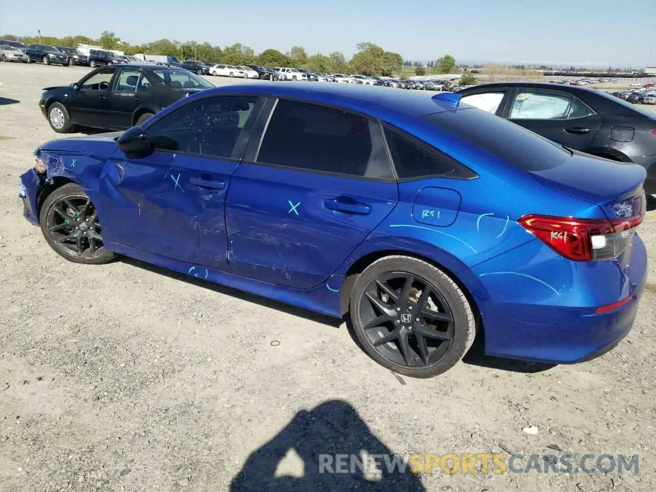 2 Фотография поврежденного автомобиля 2HGFE2F54NH564636 HONDA CIVIC 2022