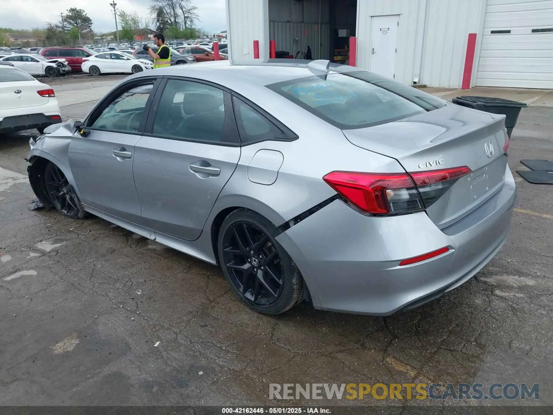 3 Photograph of a damaged car 2HGFE2F54NH577578 HONDA CIVIC 2022
