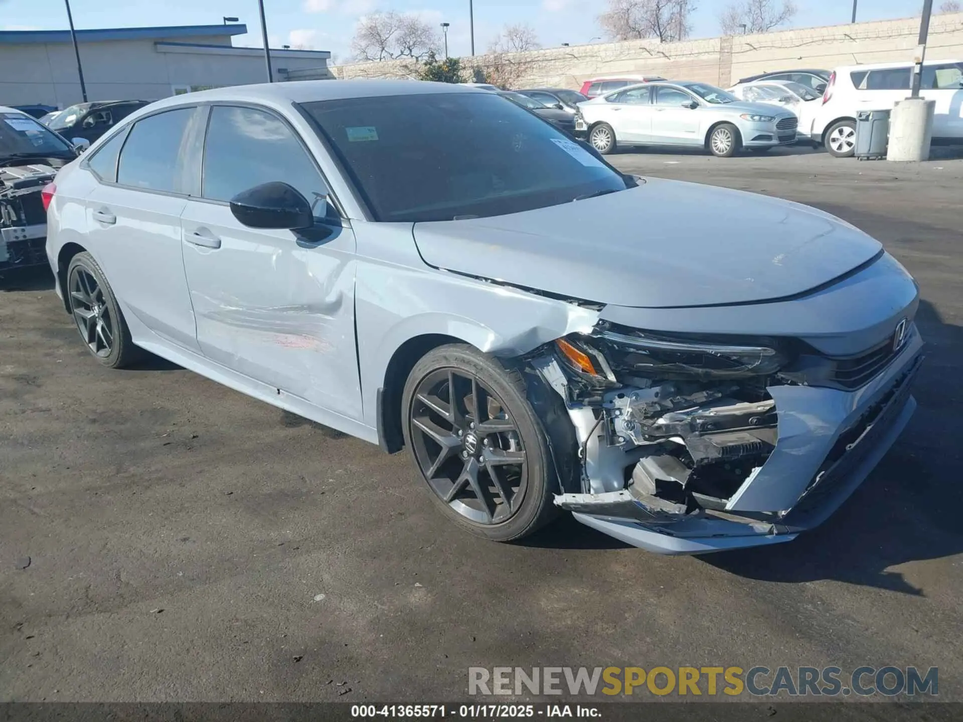 1 Photograph of a damaged car 2HGFE2F54NH592940 HONDA CIVIC 2022