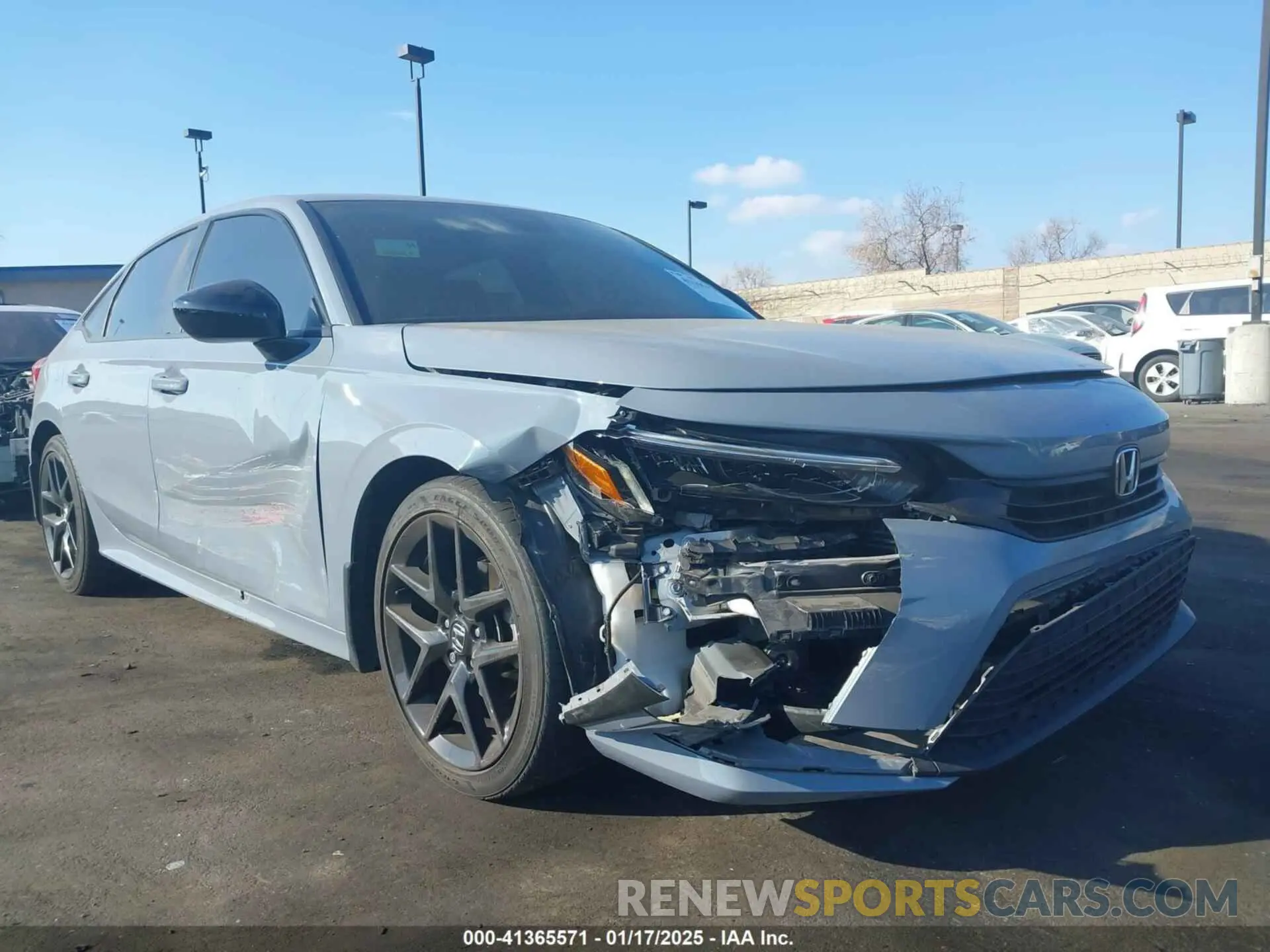 6 Photograph of a damaged car 2HGFE2F54NH592940 HONDA CIVIC 2022