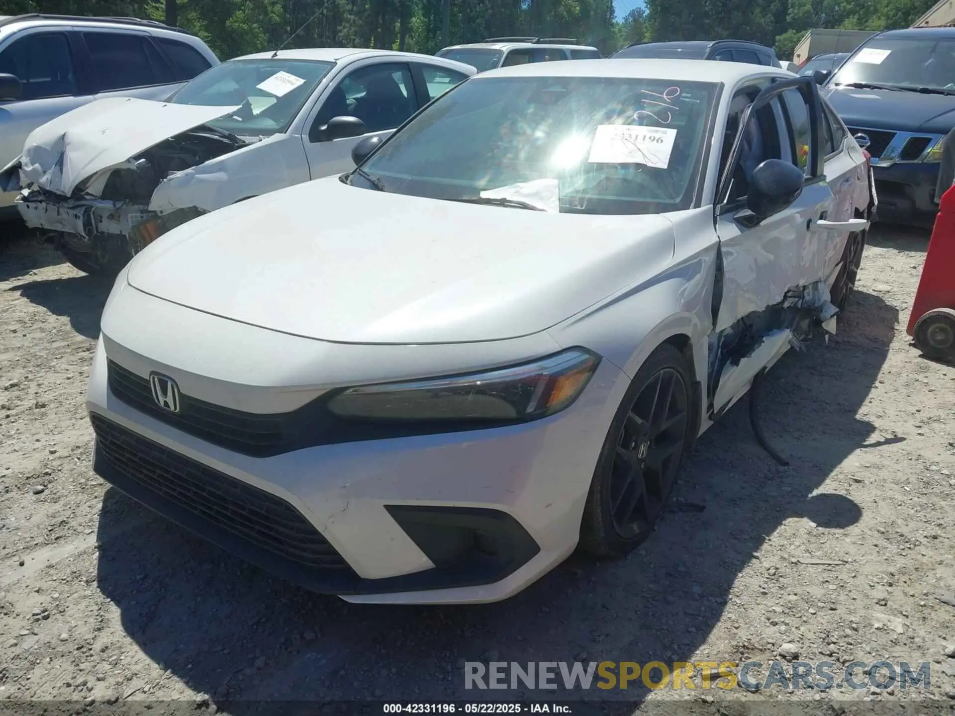 2 Photograph of a damaged car 2HGFE2F54NH598916 HONDA CIVIC 2022