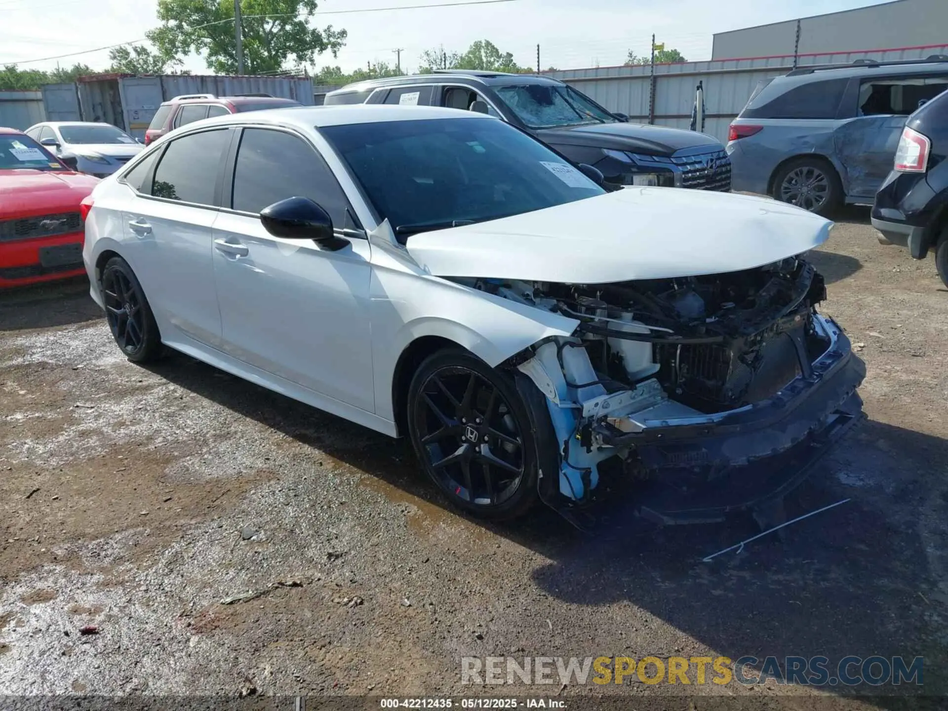 1 Photograph of a damaged car 2HGFE2F54NH599290 HONDA CIVIC 2022