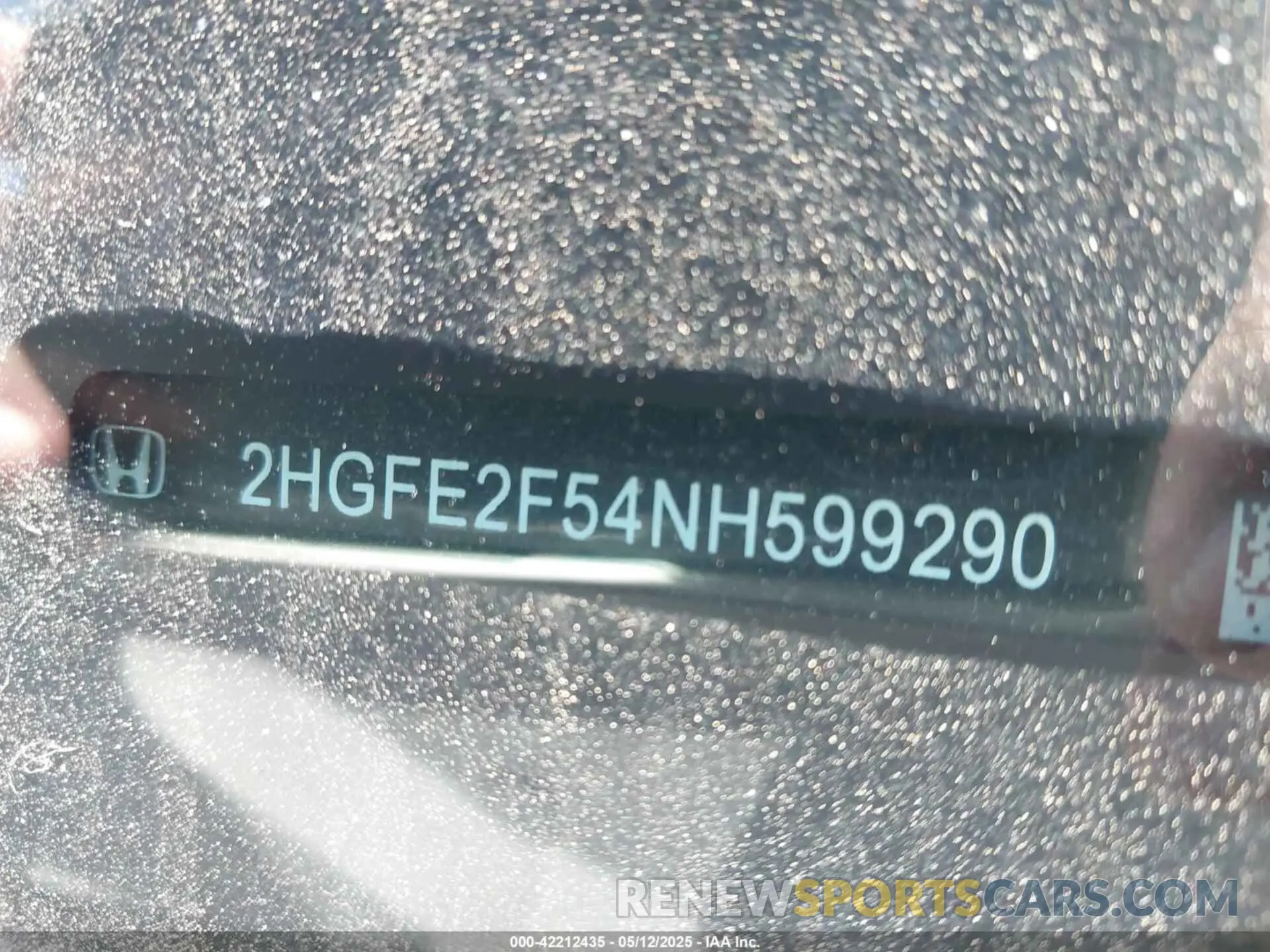9 Photograph of a damaged car 2HGFE2F54NH599290 HONDA CIVIC 2022