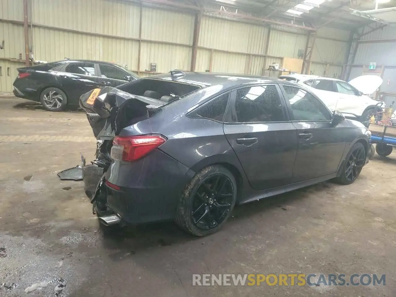 3 Фотография поврежденного автомобиля 2HGFE2F55NH111268 HONDA CIVIC 2022