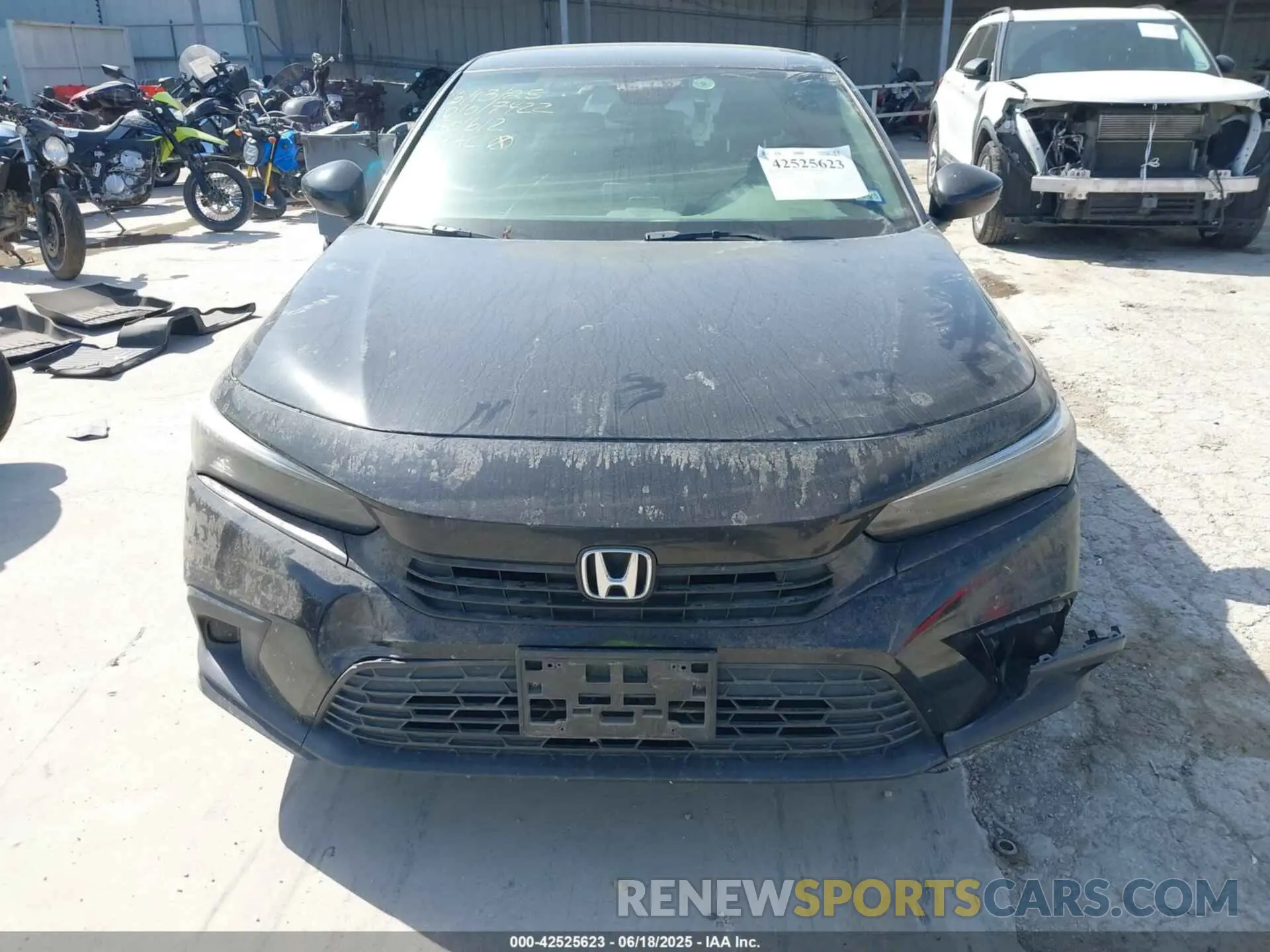 6 Photograph of a damaged car 2HGFE2F55NH501612 HONDA CIVIC 2022