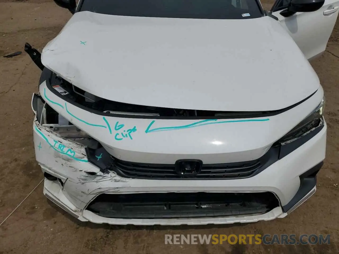 11 Photograph of a damaged car 2HGFE2F55NH504767 HONDA CIVIC 2022