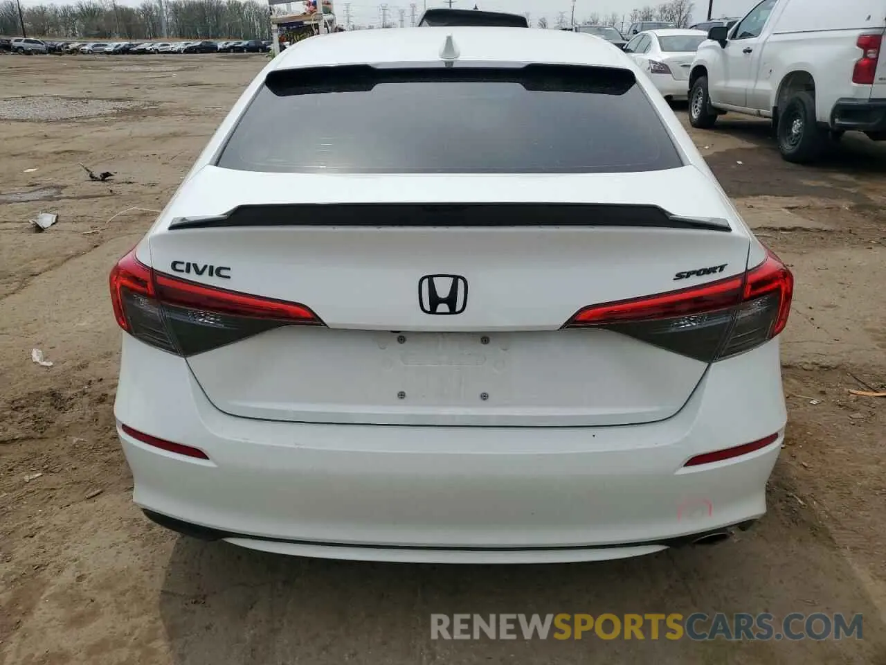 6 Photograph of a damaged car 2HGFE2F55NH504767 HONDA CIVIC 2022