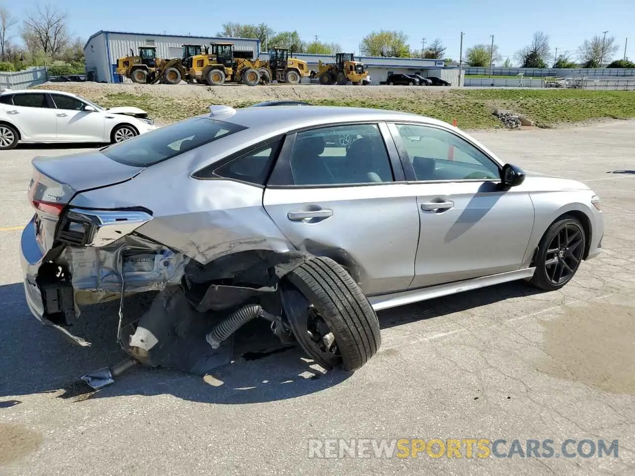 3 Photograph of a damaged car 2HGFE2F55NH519933 HONDA CIVIC 2022