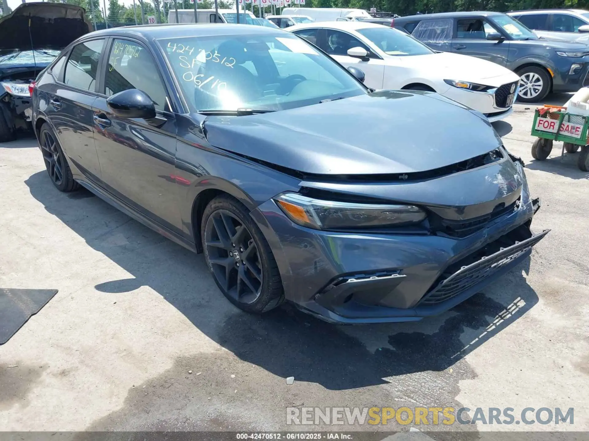 17 Photograph of a damaged car 2HGFE2F55NH531385 HONDA CIVIC 2022