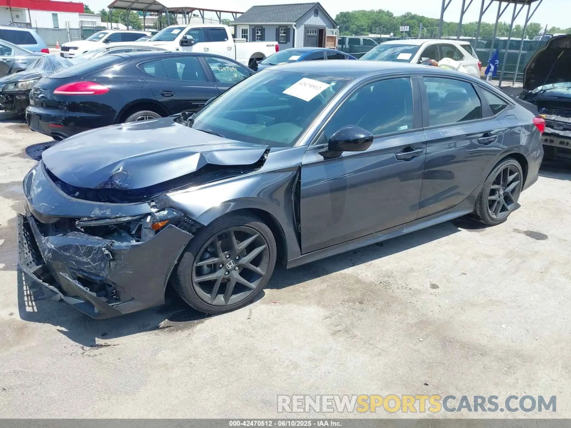 2 Photograph of a damaged car 2HGFE2F55NH531385 HONDA CIVIC 2022