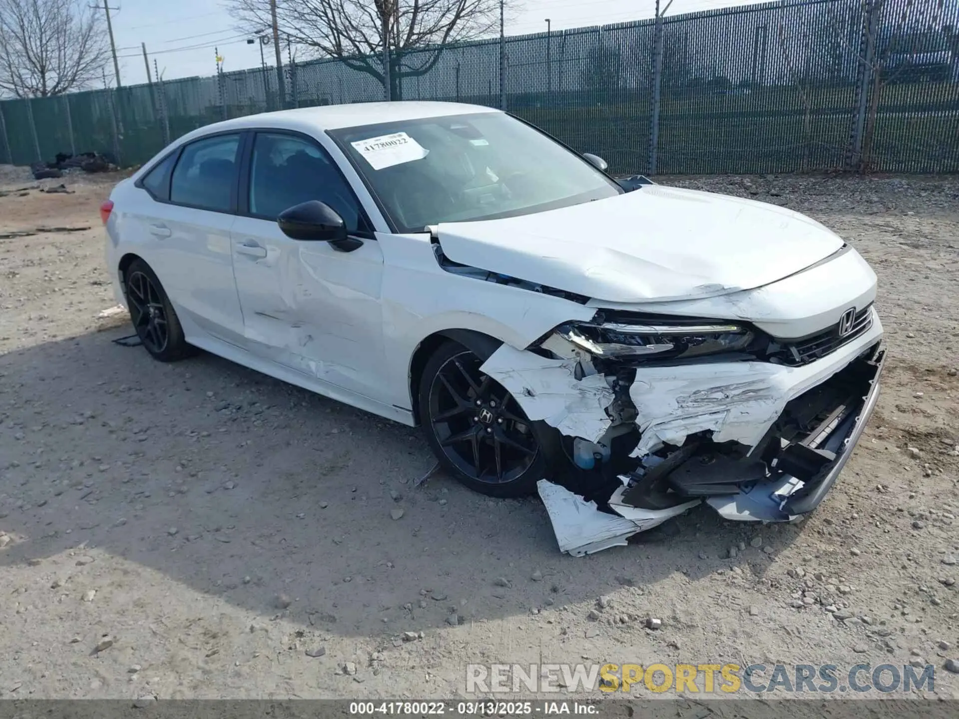 1 Photograph of a damaged car 2HGFE2F55NH539325 HONDA CIVIC 2022