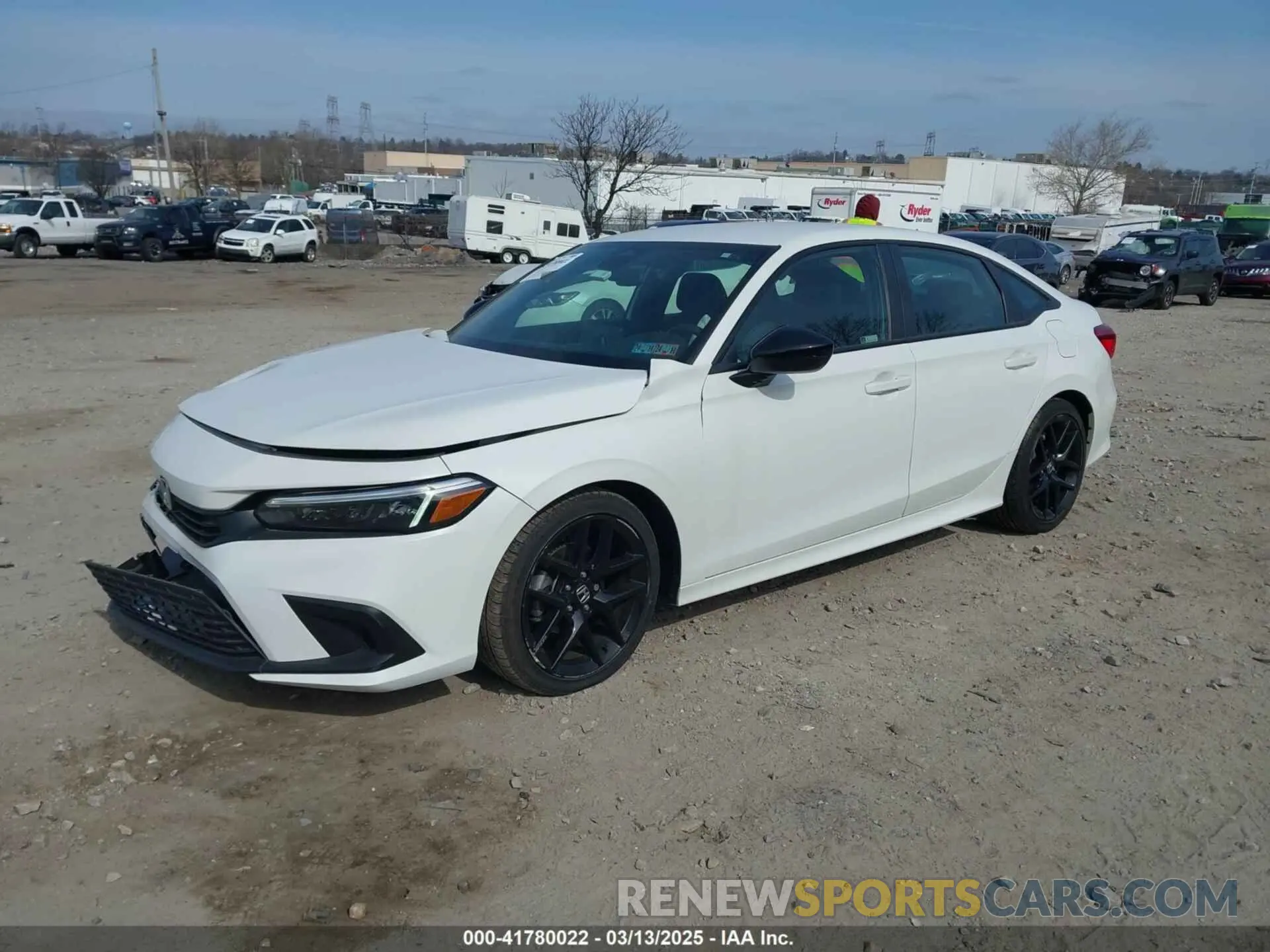 2 Photograph of a damaged car 2HGFE2F55NH539325 HONDA CIVIC 2022