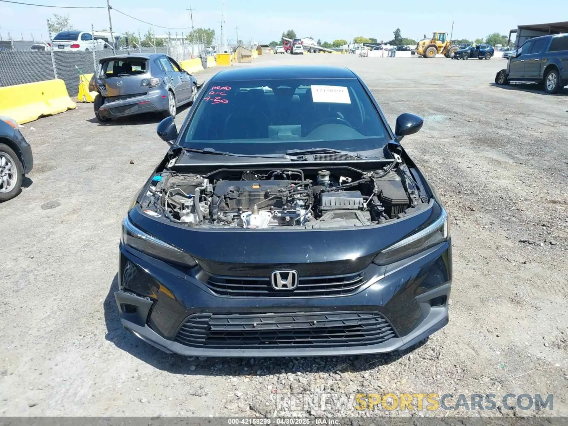 11 Фотография поврежденного автомобиля 2HGFE2F55NH549692 HONDA CIVIC 2022