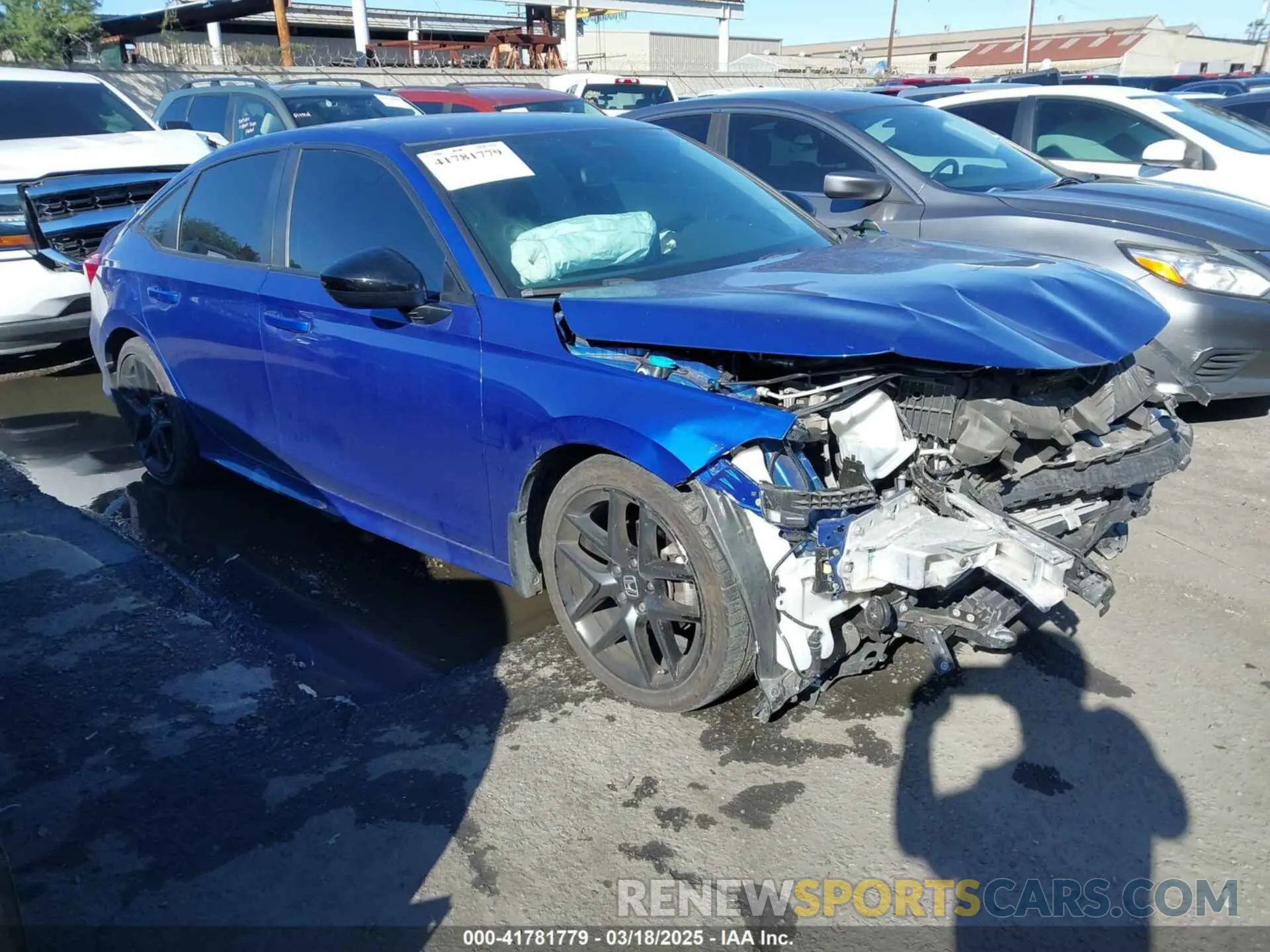 1 Photograph of a damaged car 2HGFE2F55NH562202 HONDA CIVIC 2022