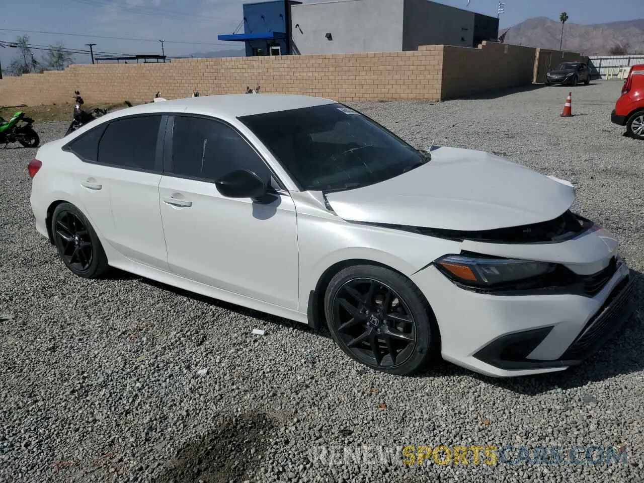 4 Фотография поврежденного автомобиля 2HGFE2F55NH565648 HONDA CIVIC 2022