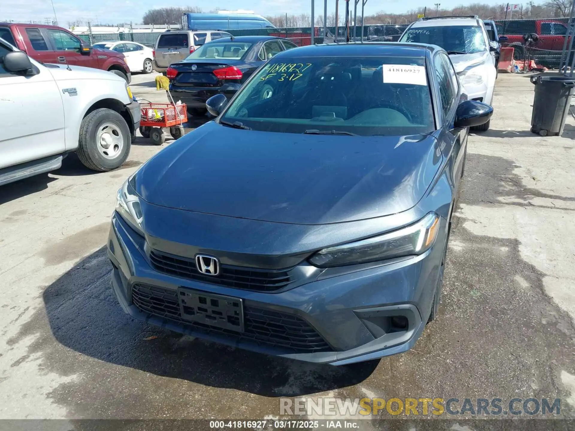 12 Photograph of a damaged car 2HGFE2F55NH587553 HONDA CIVIC 2022