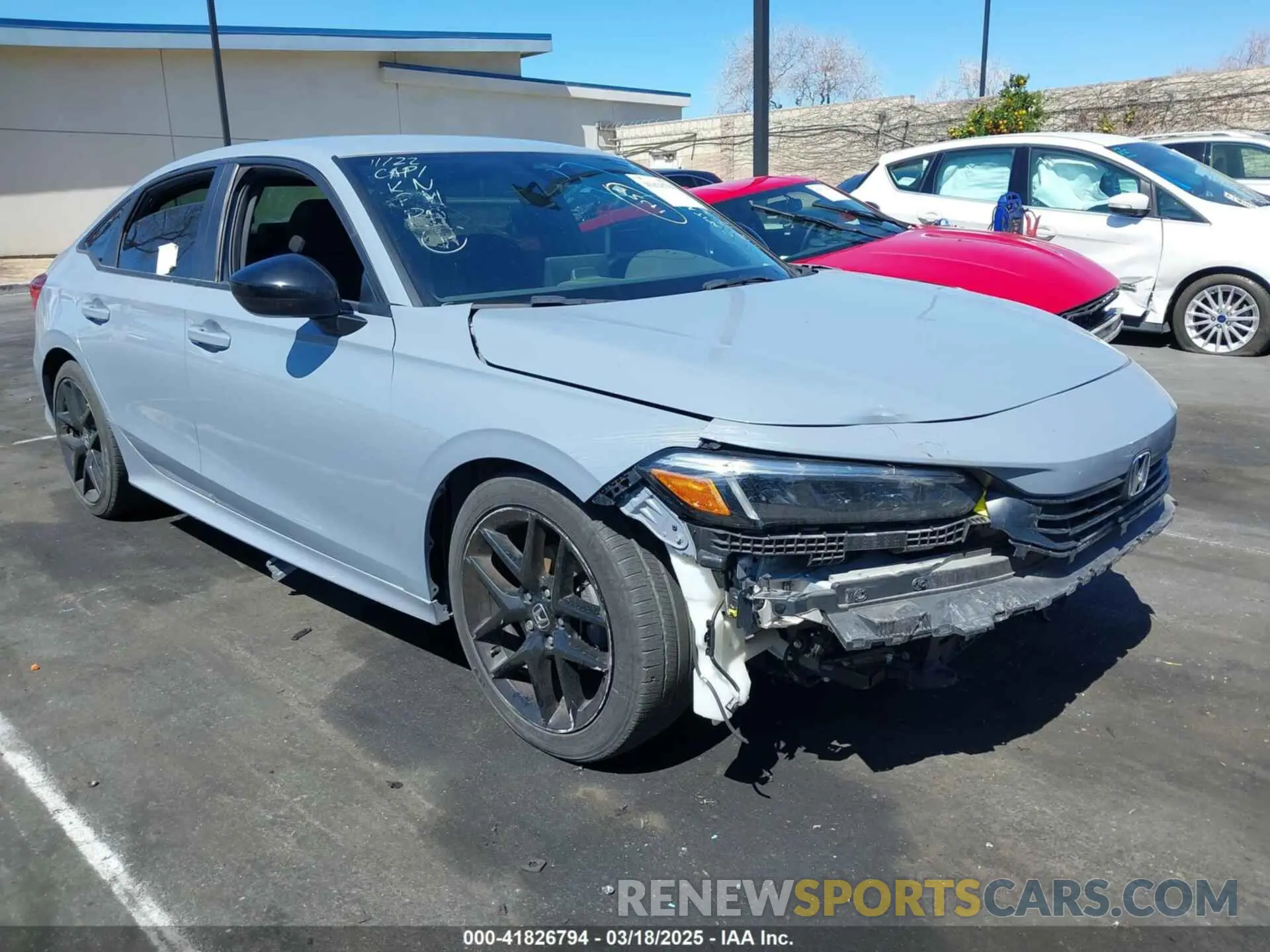 1 Photograph of a damaged car 2HGFE2F55NH604383 HONDA CIVIC 2022